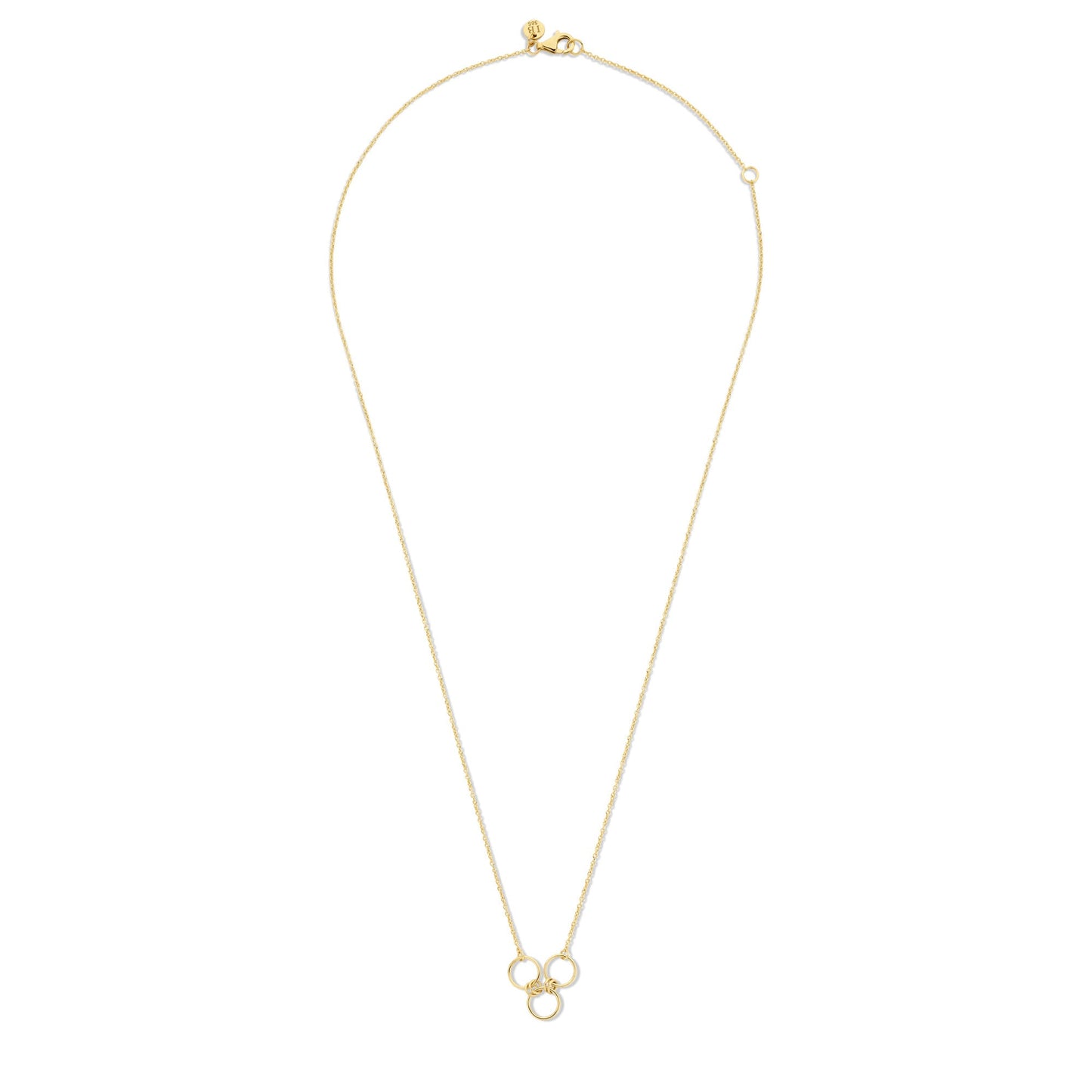 Belleville Anna 14 karat gold necklace with rings -  - Isabel Bernard