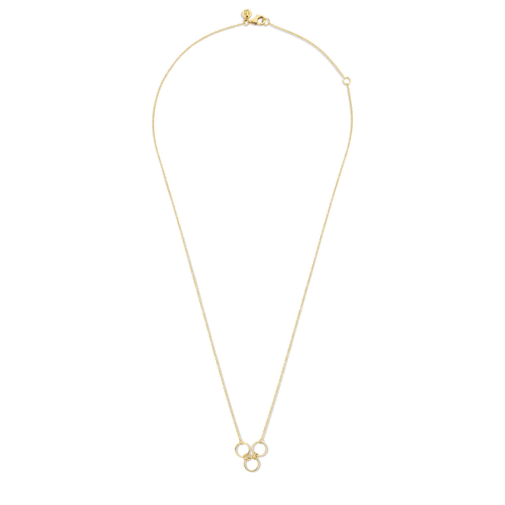 Belleville Anna 14 karat gold necklace with rings -  - Isabel Bernard