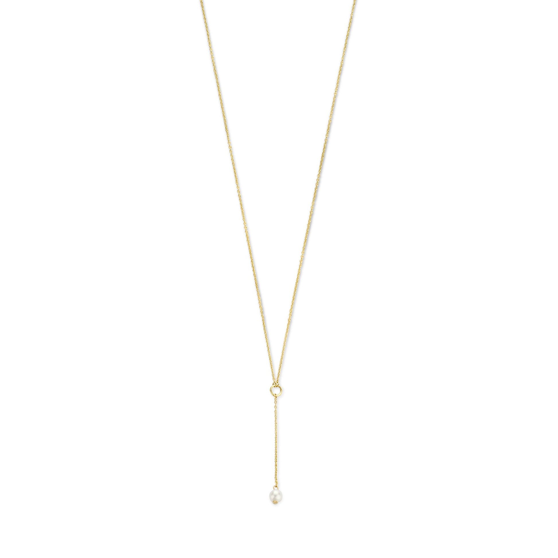 Belleville Luna 14 karat gold necklace with freshwater pearl -  - Isabel Bernard