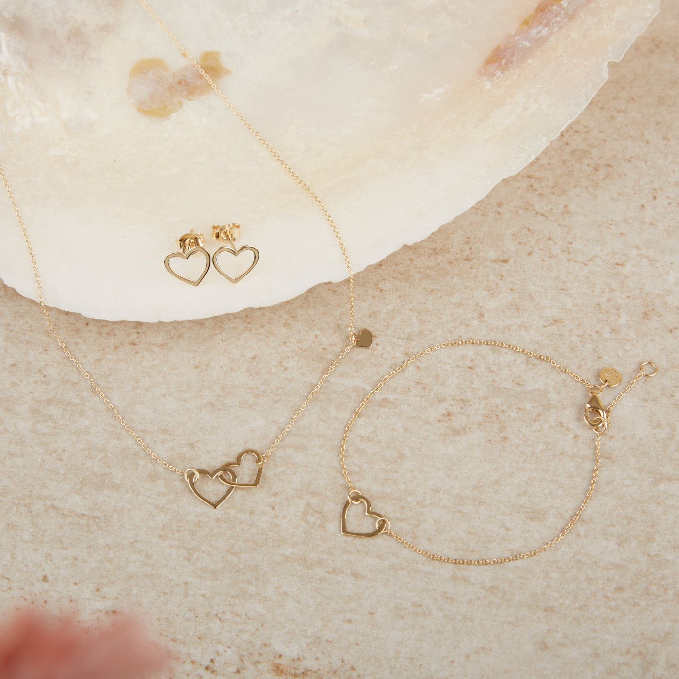 Belleville Amore 14 karat gold necklace with heart -  - Isabel Bernard