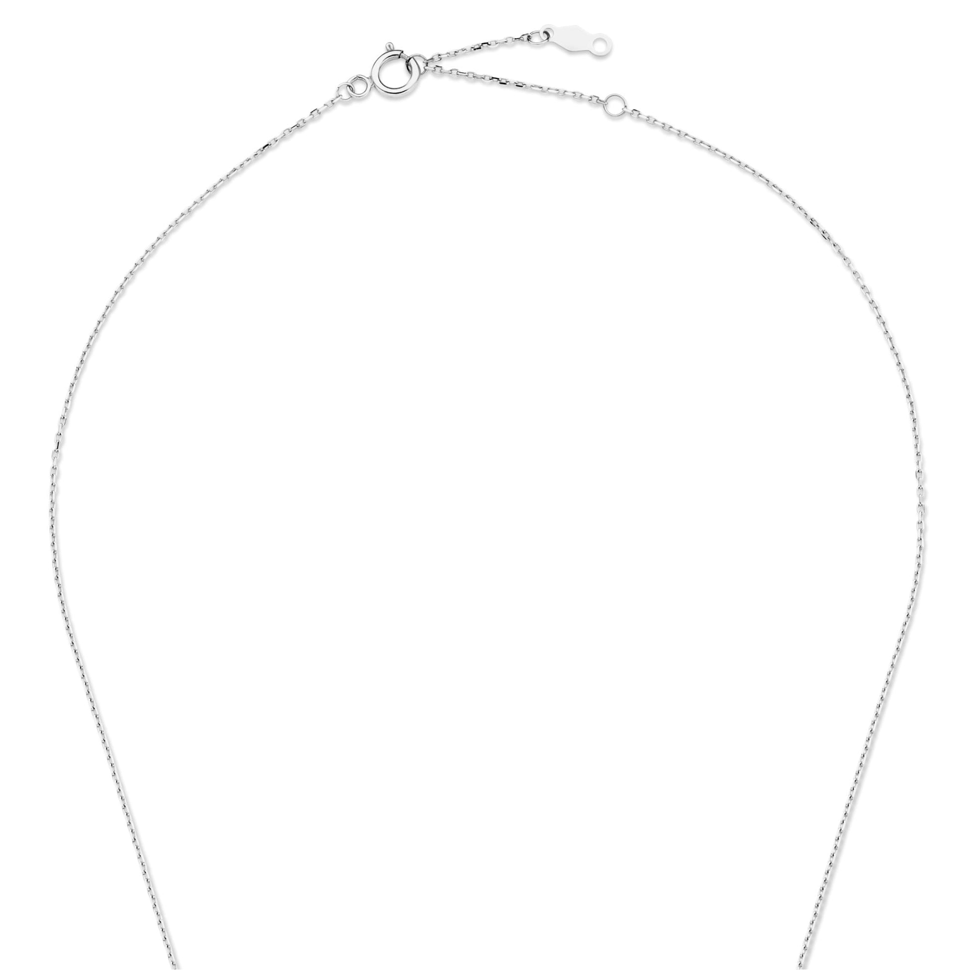 Saint Germain Amore 14 karat white gold necklace with heart -  - Isabel Bernard