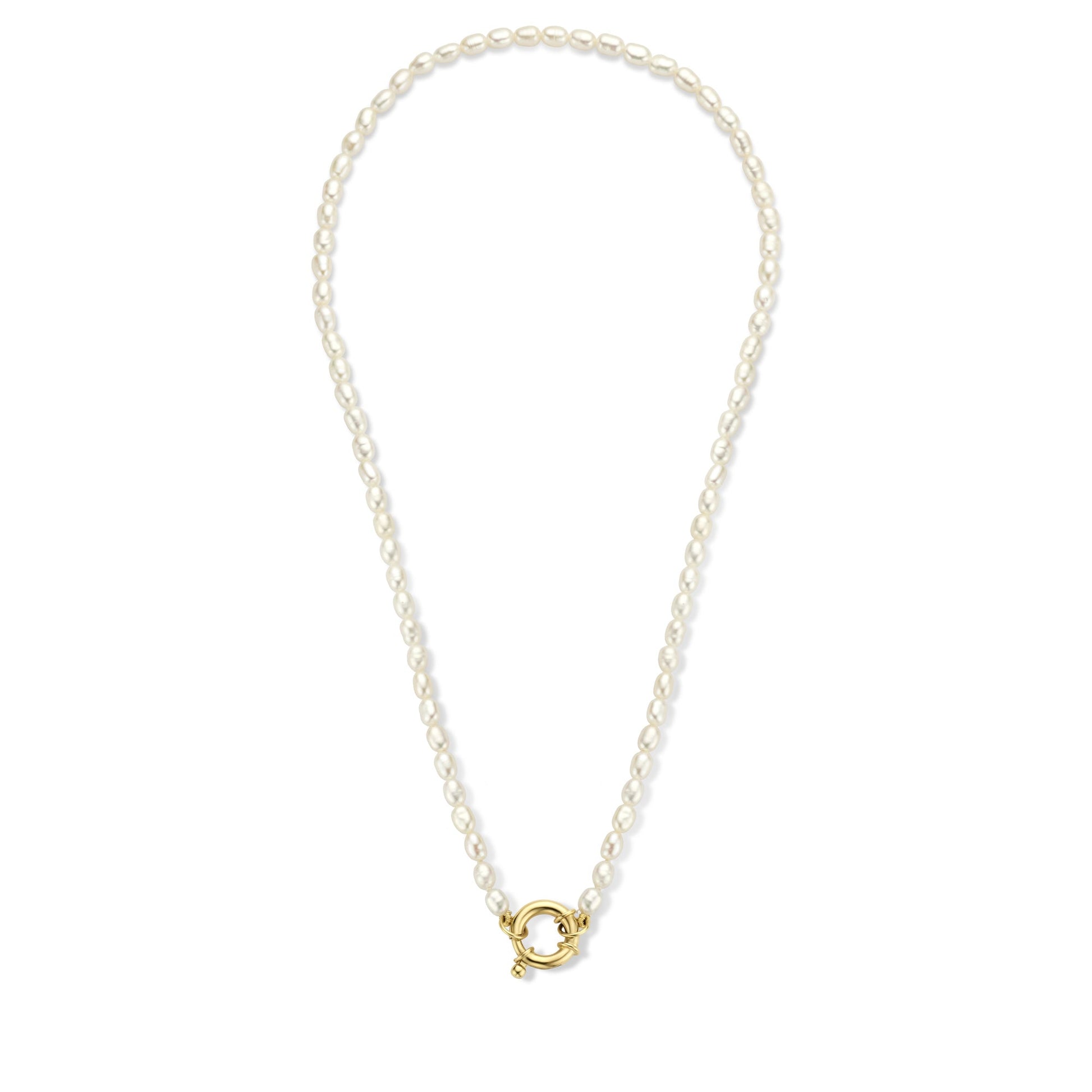 Aidee Marissa 14 karat gold necklace with freshwater pearls -  - Isabel Bernard