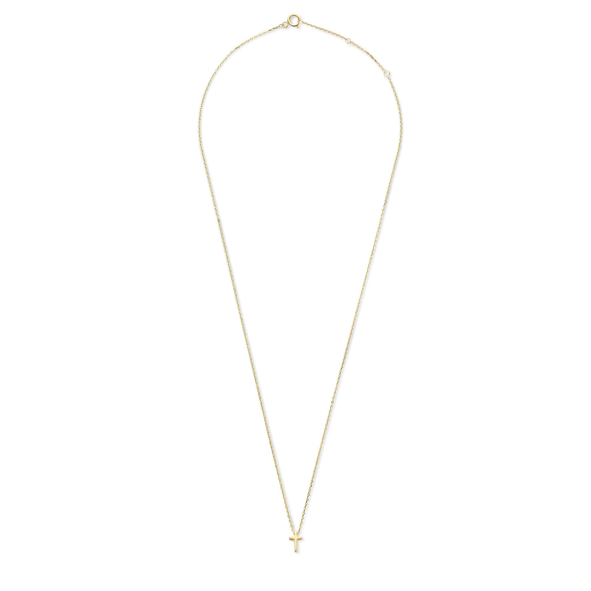 Monceau Solange 14 karat gold necklace with cross -  - Isabel Bernard