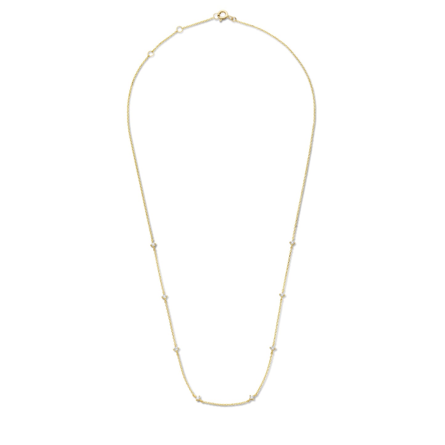 Rivoli Esmée 14 karat gold necklace with zirconia stones -  - Isabel Bernard