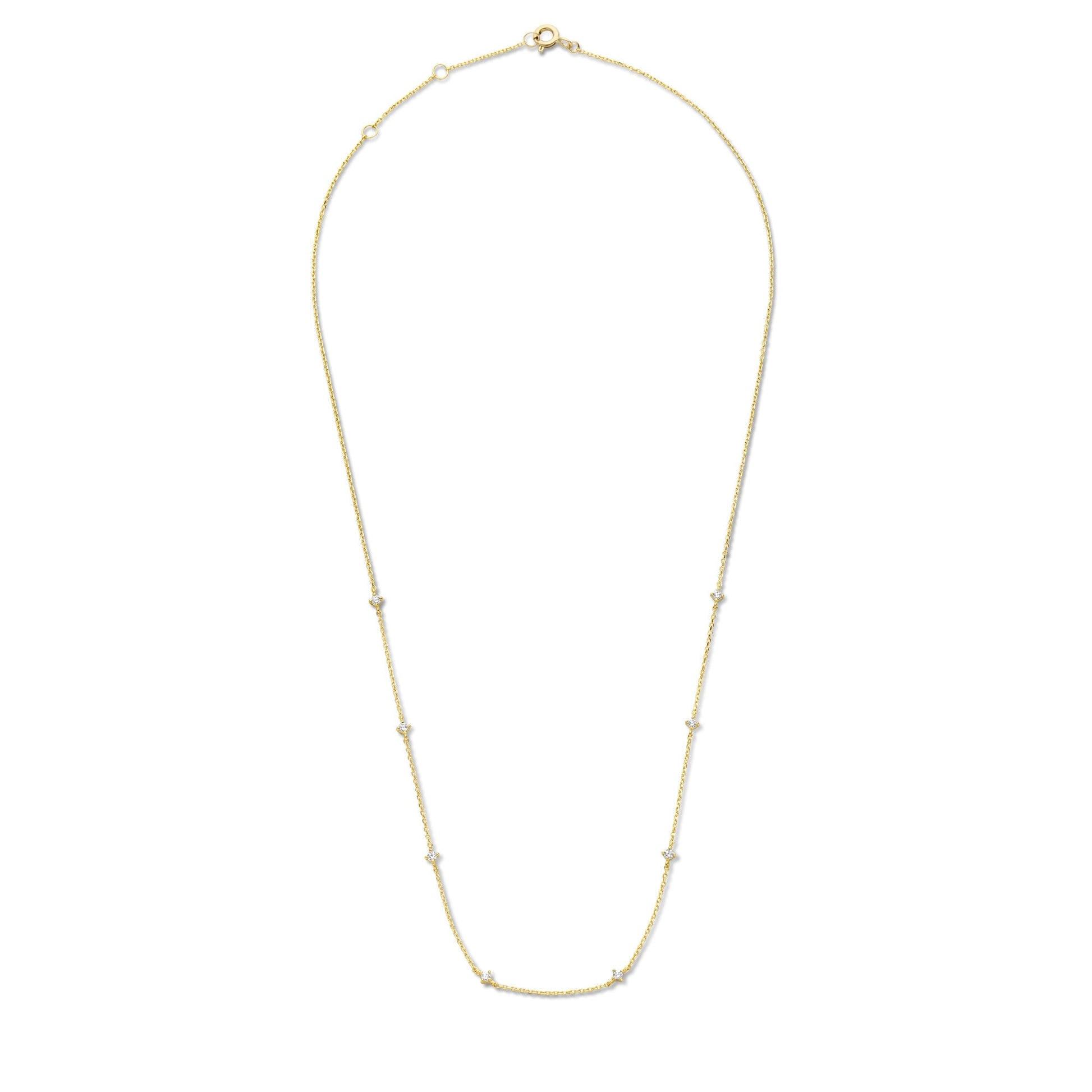 Rivoli Esmée 14 karat gold necklace with zirconia stones -  - Isabel Bernard