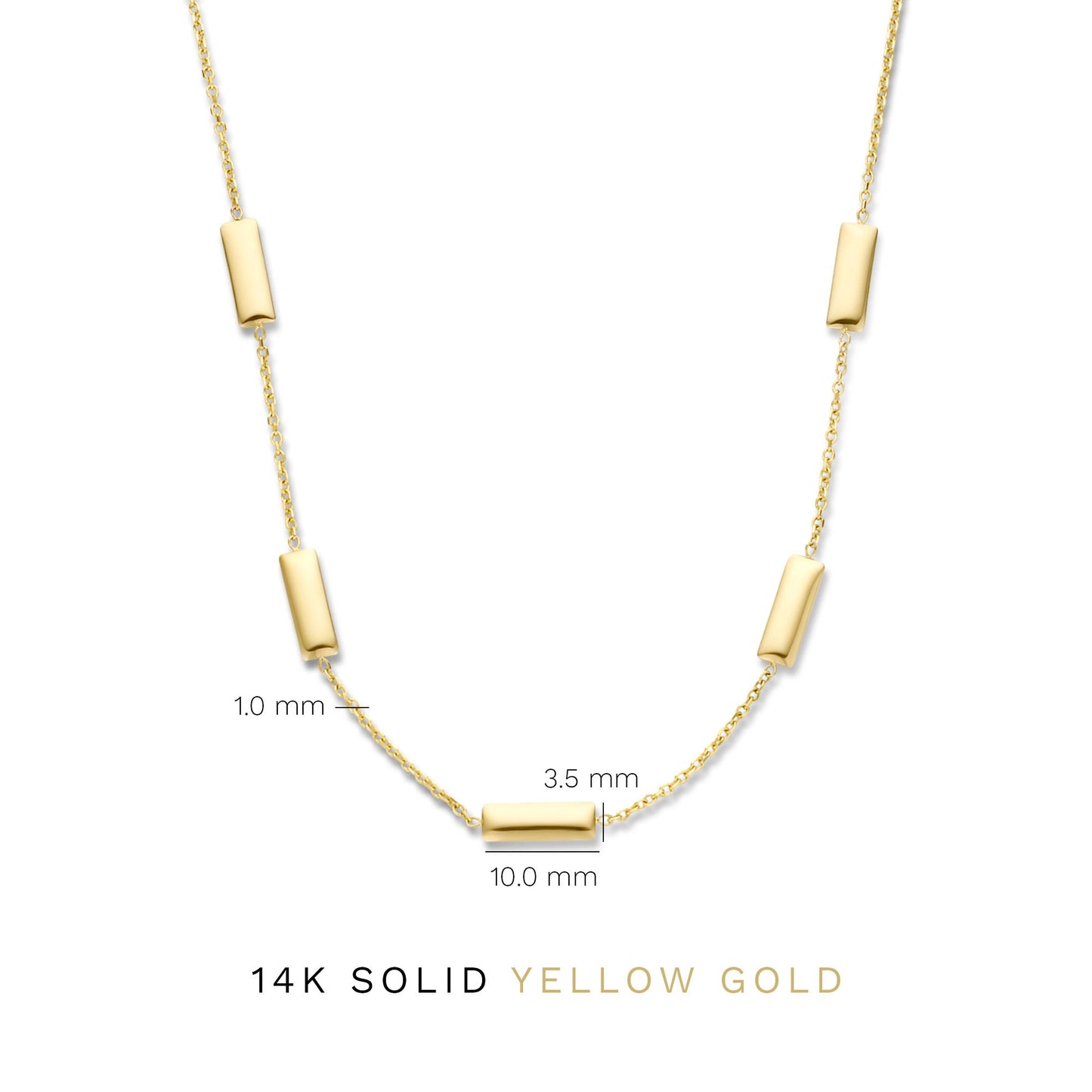 Monceau Dauphine 14 karat gold necklace -  - Isabel Bernard
