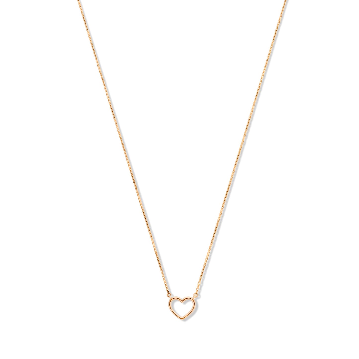 La Concorde Amore 14 karat rose gold necklace with heart -  - Isabel Bernard