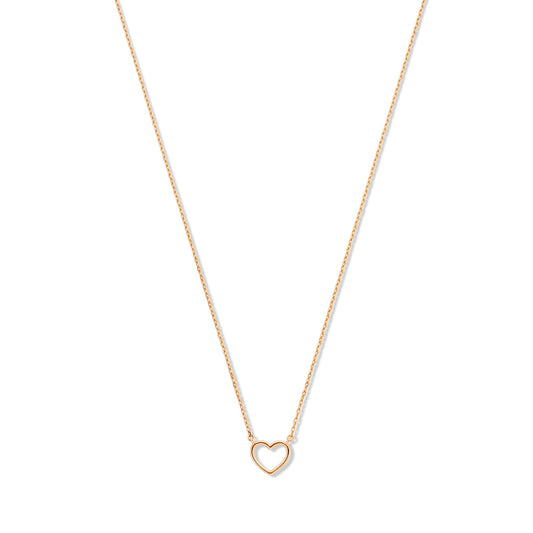 La Concorde Amore 14 karat rose gold necklace with heart -  - Isabel Bernard