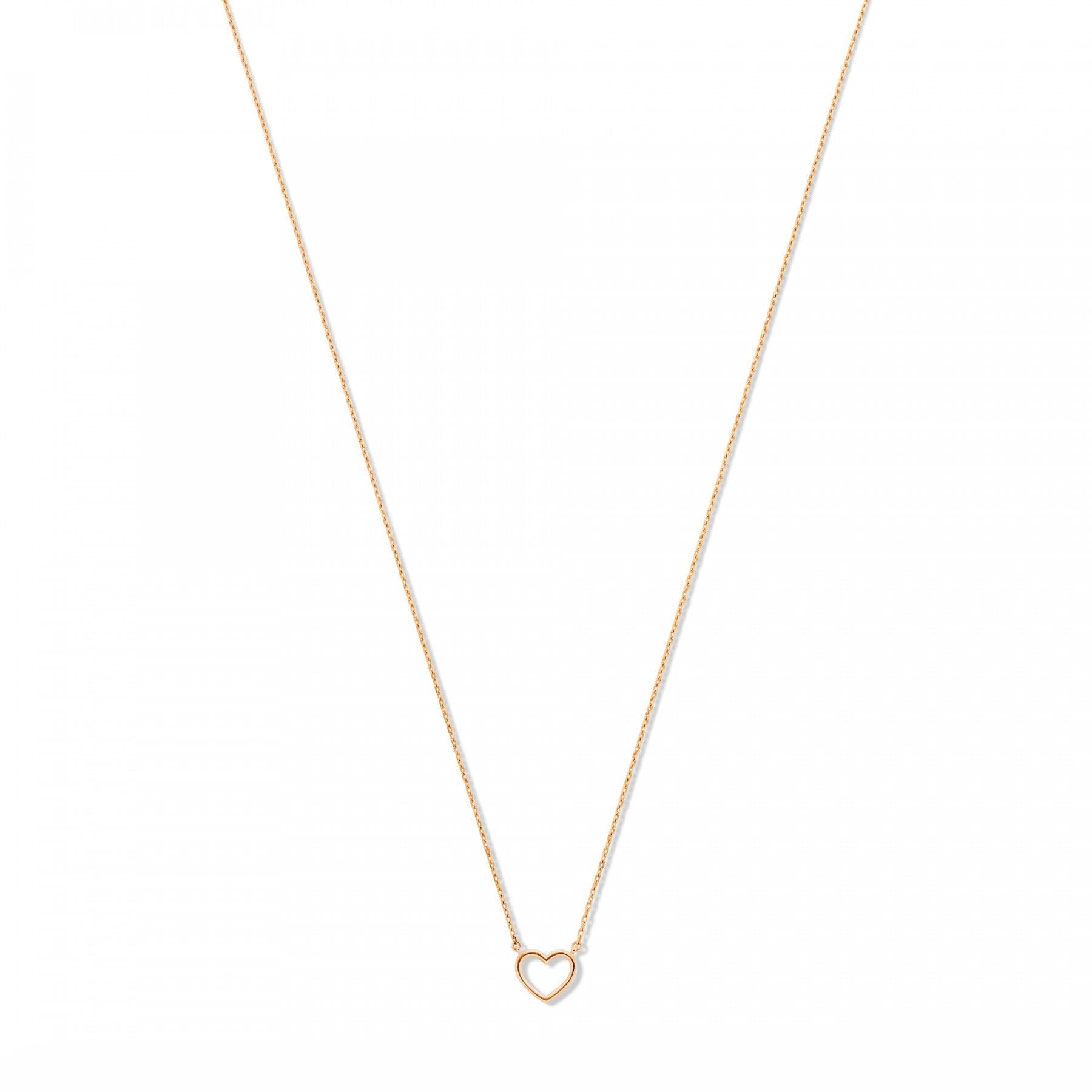 La Concorde Amore 14 karat rose gold necklace with heart -  - Isabel Bernard