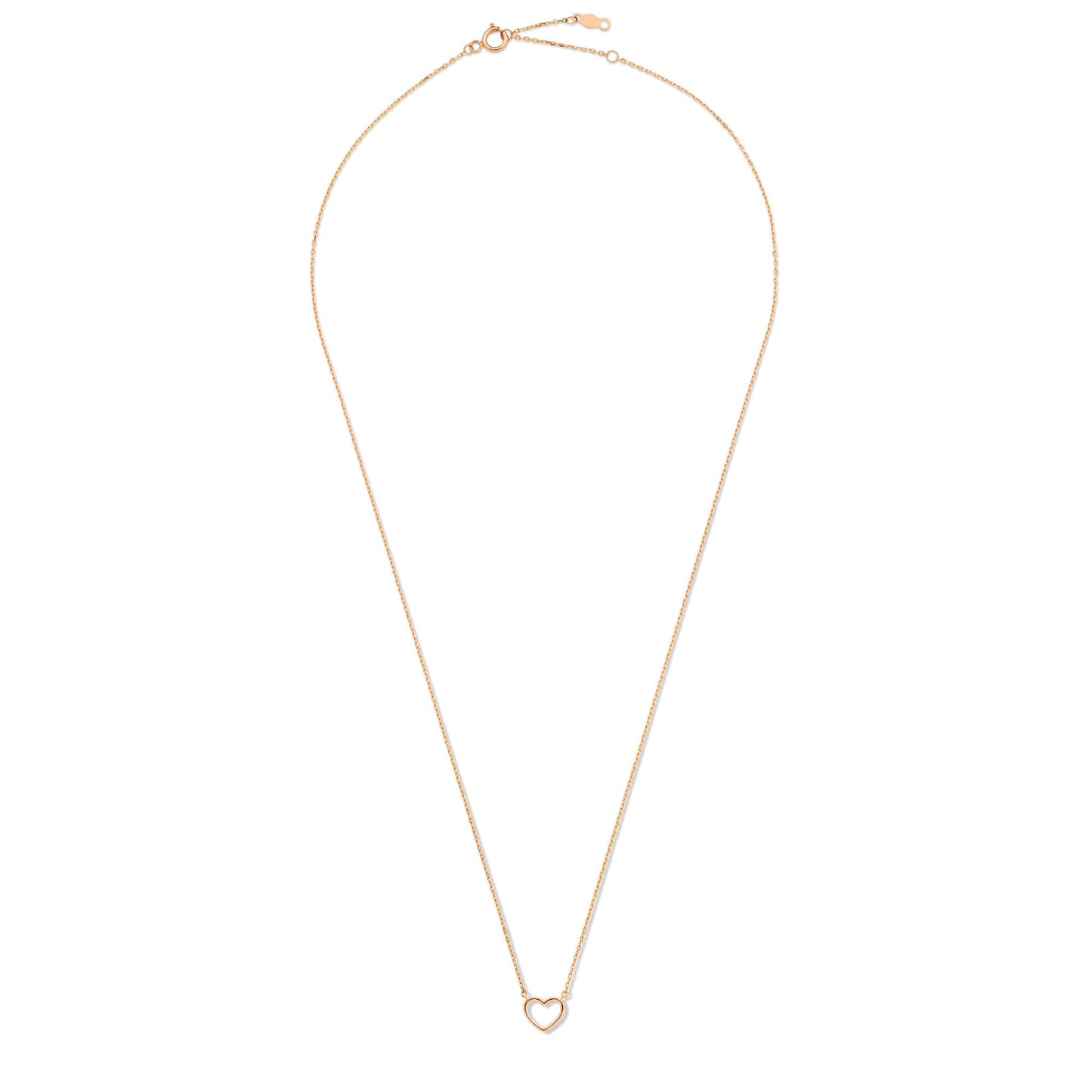 La Concorde Amore 14 karat rose gold necklace with heart -  - Isabel Bernard