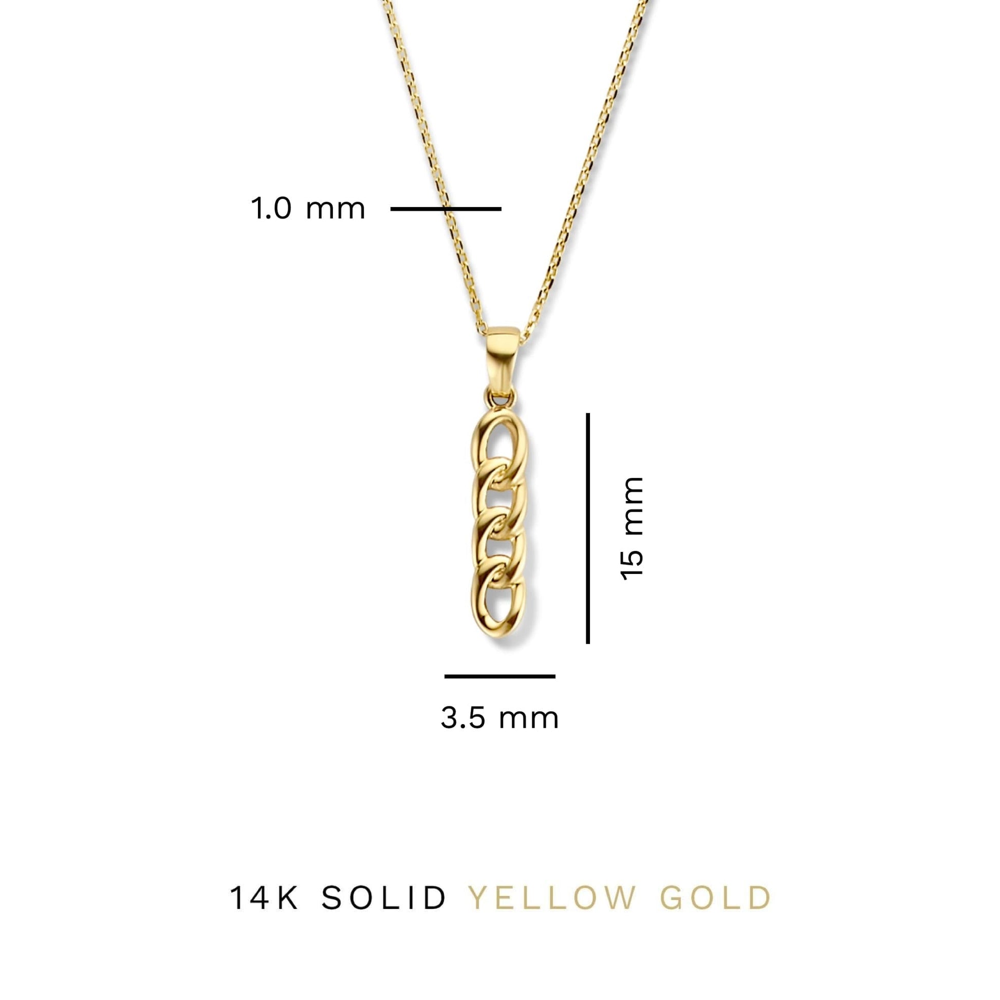 Le Marais Règine 14 karat gold necklace with chains -  - Isabel Bernard