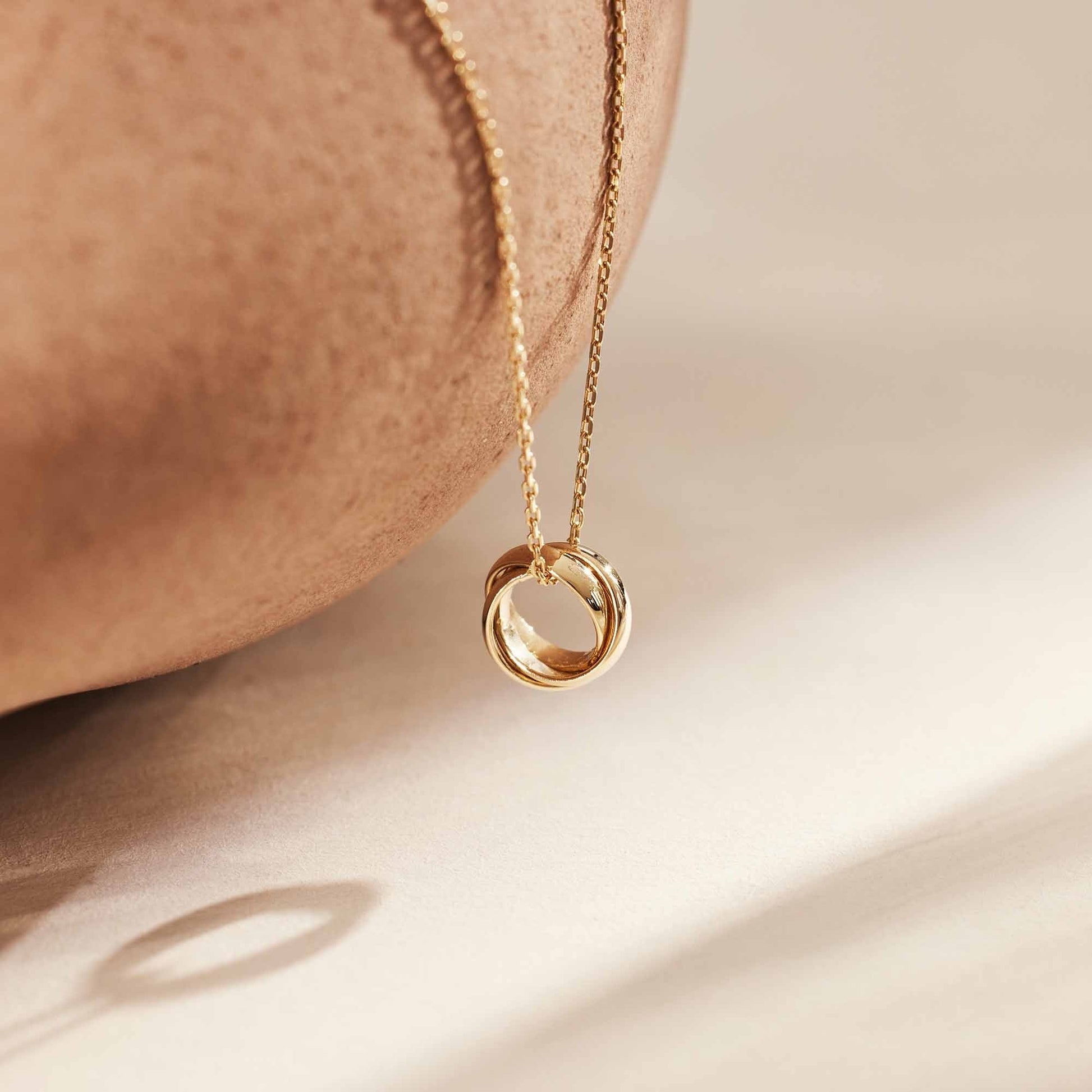 Rivoli Méline 14 karat gold necklace with rings -  - Isabel Bernard