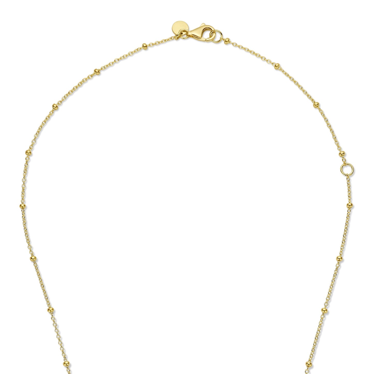 Belleville Marguerite 14 karat gold necklace with mother of pearl gemstone -  - Isabel Bernard