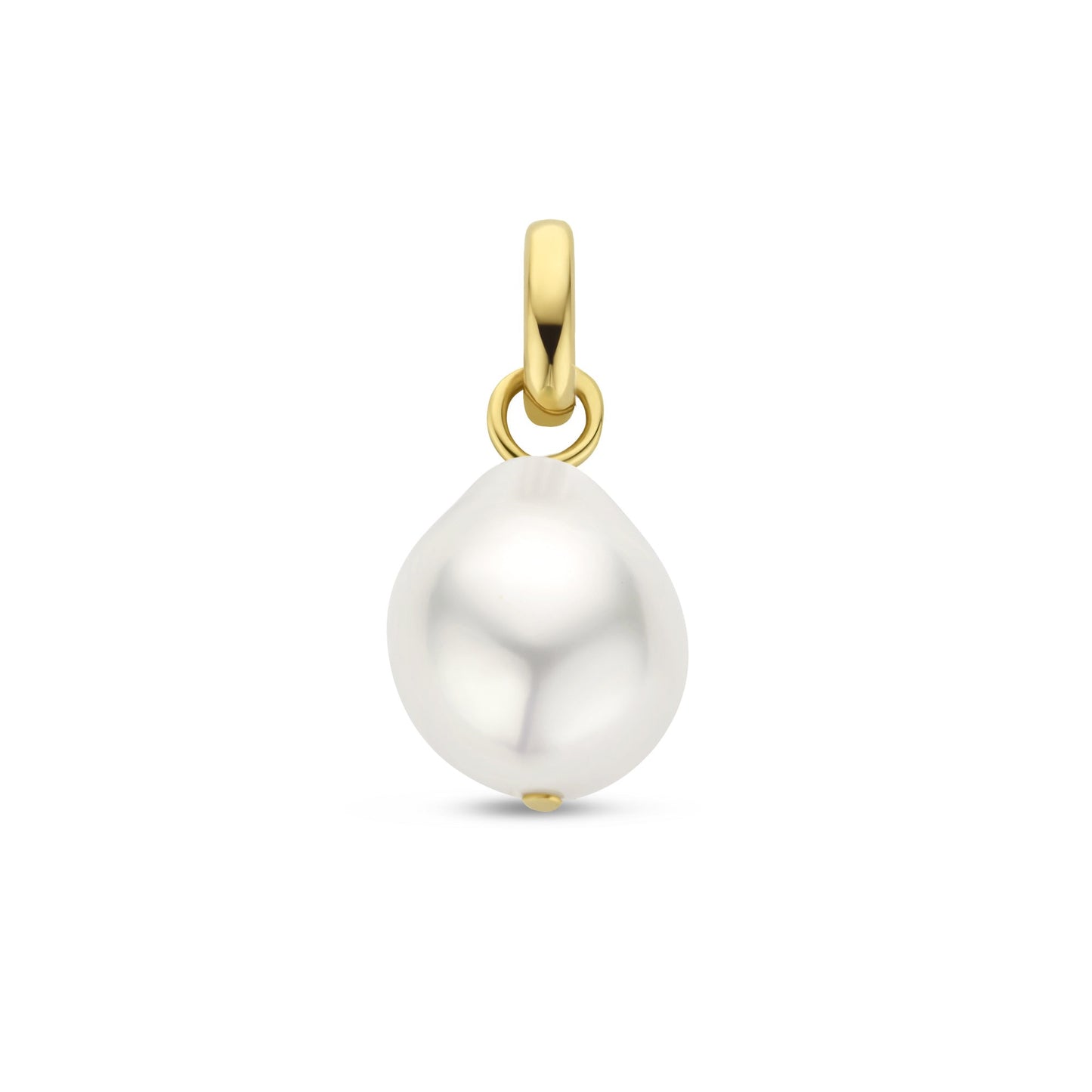 Belleville Luna 14 karat gold charm with freshwater pearl -  - Isabel Bernard