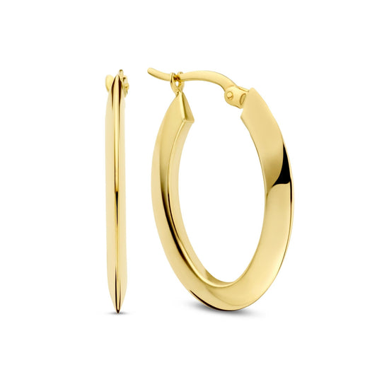Rivoli Lila 14 karat gold hoop earrings -  - Isabel Bernard