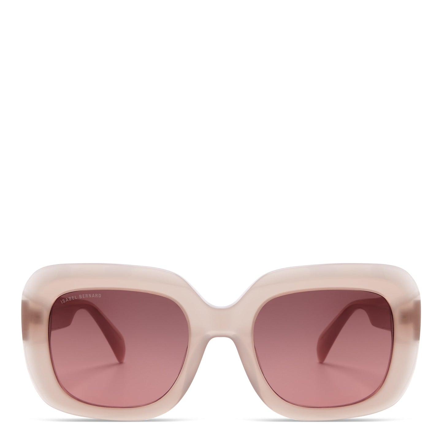 La Villette Rive soft pink square sunglasses -  - Isabel Bernard