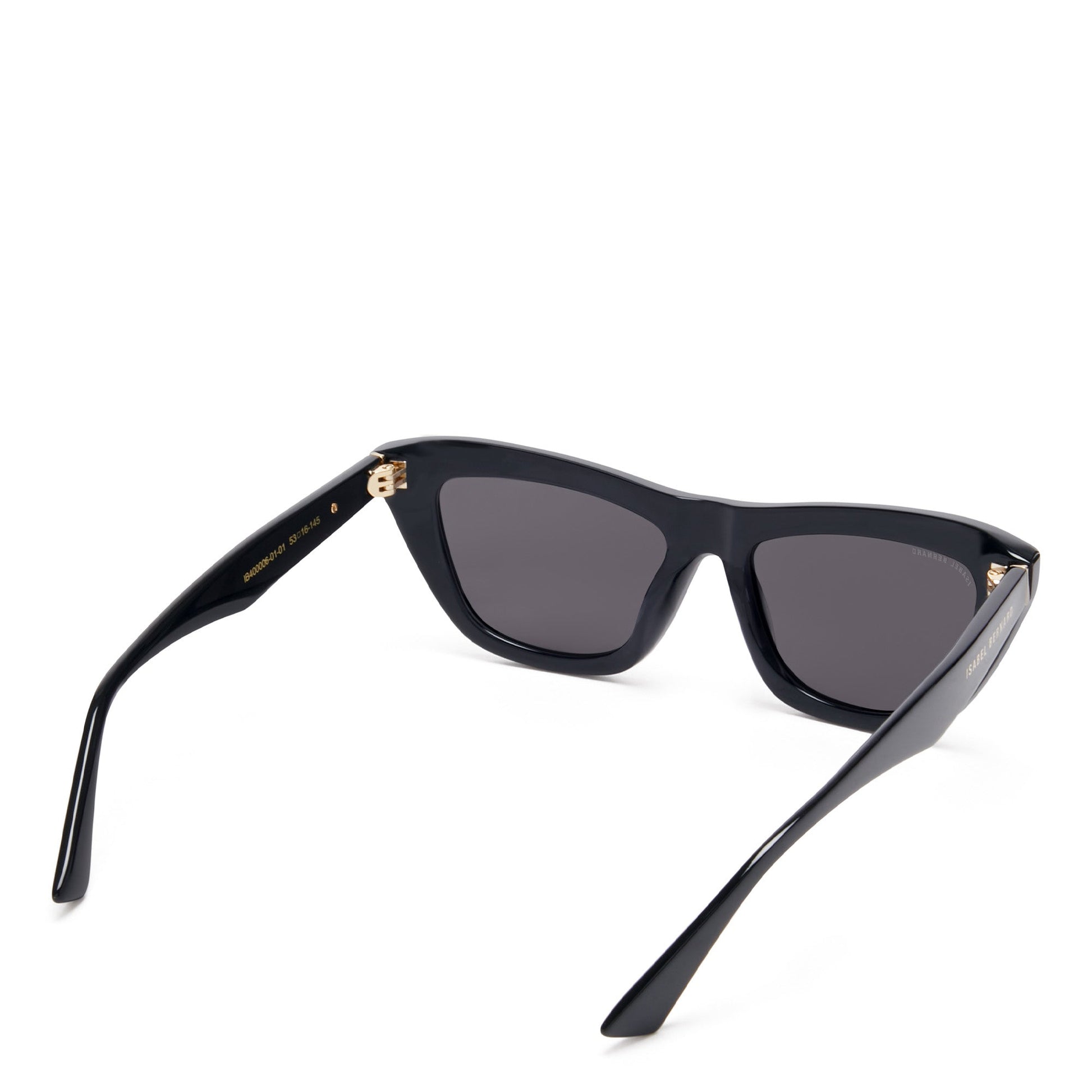 La Villette Roselin black cat eye sunglasses with black lenses -  - Isabel Bernard