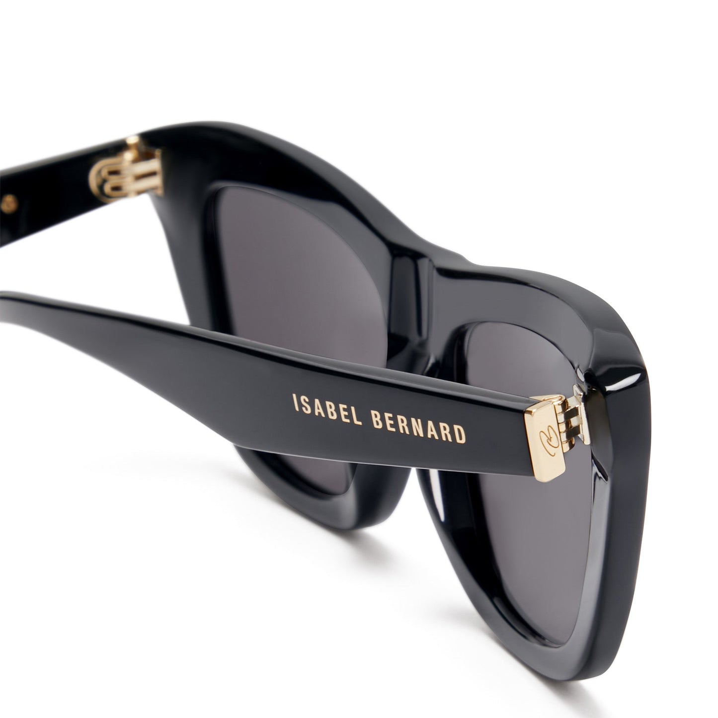 La Villette Roselin black cat eye sunglasses with black lenses -  - Isabel Bernard