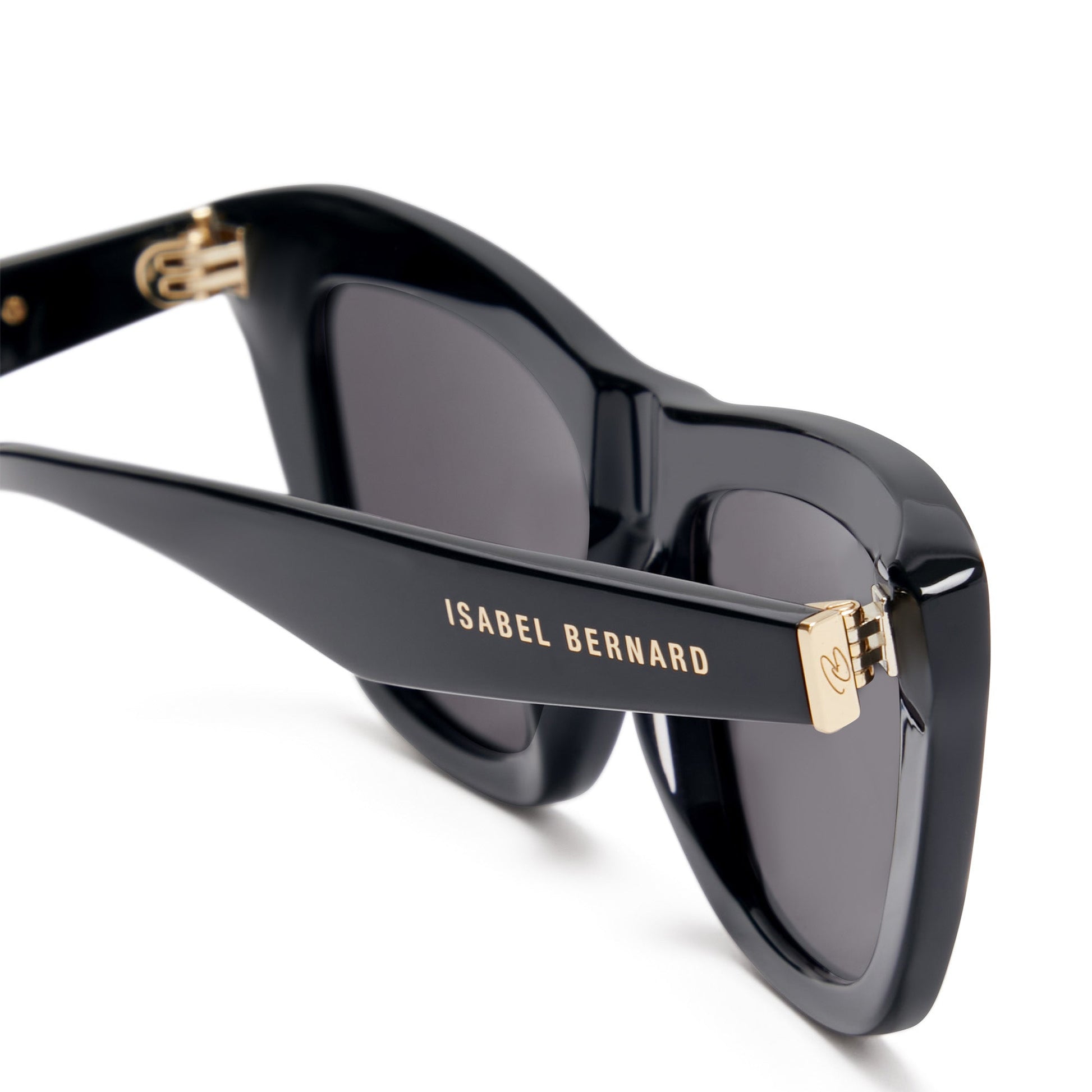 La Villette Roselin black cat eye sunglasses with black lenses -  - Isabel Bernard