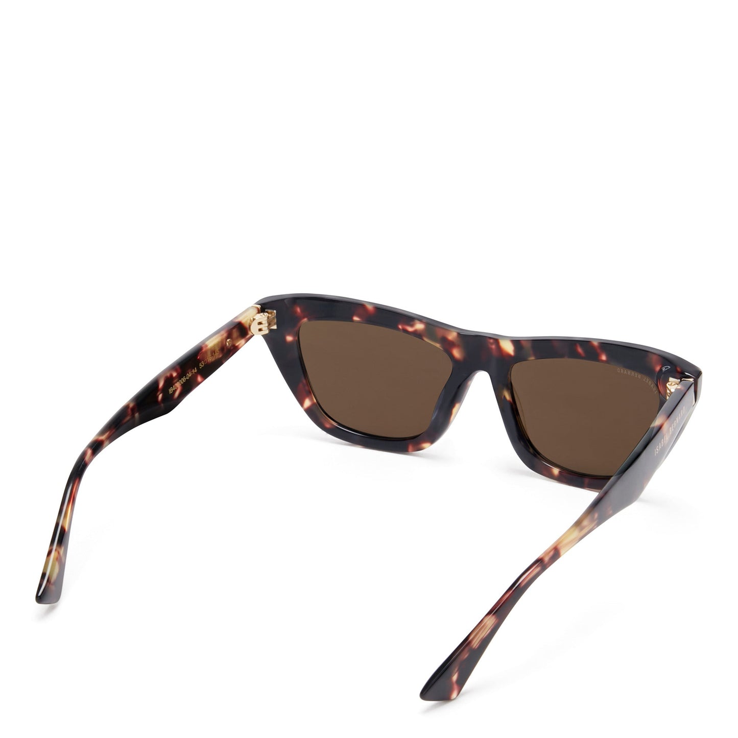La Villette Roselin brown tortoise cat eye sunglasses with brown lenses -  - Isabel Bernard