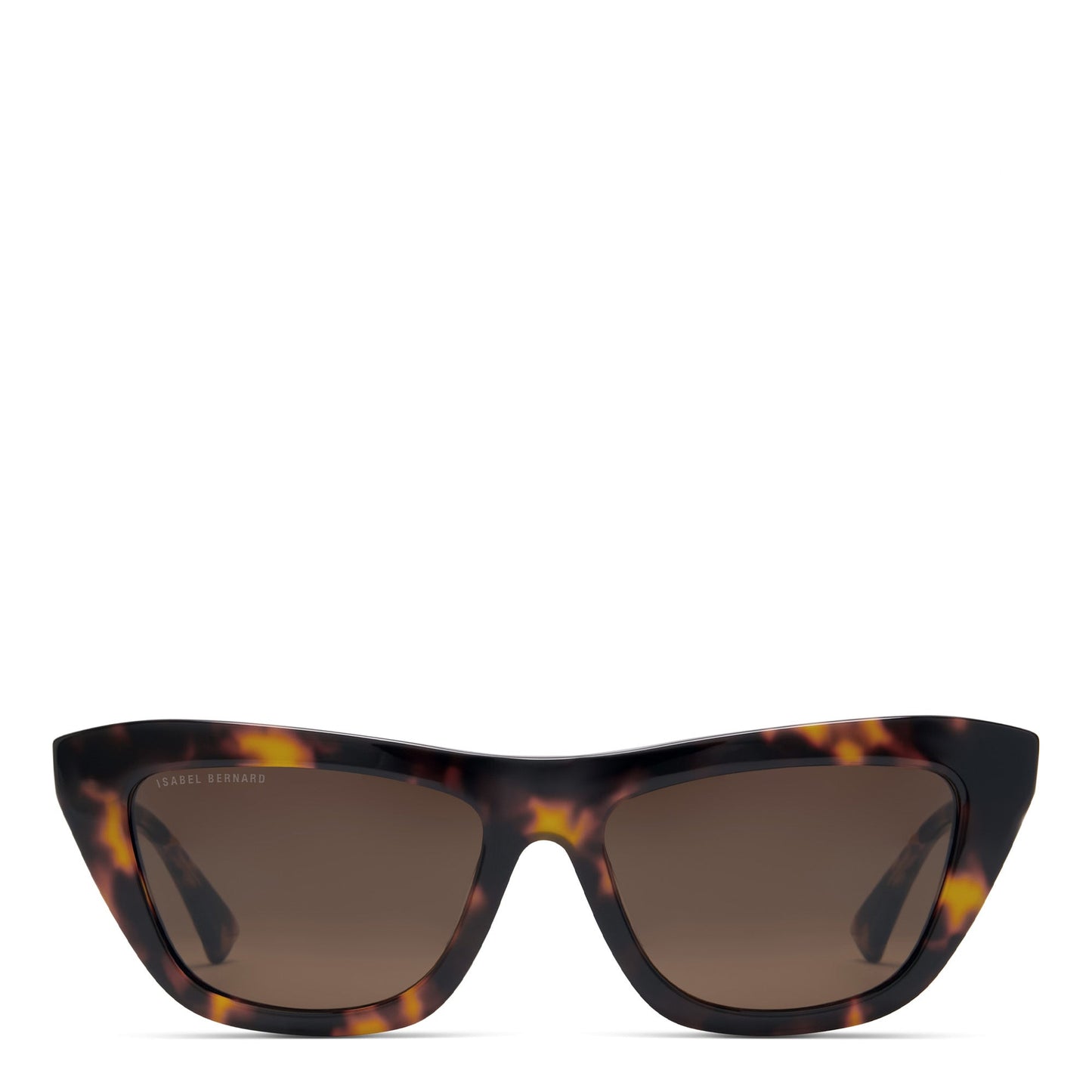 La Villette Roselin brown tortoise cat eye sunglasses with brown lenses -  - Isabel Bernard