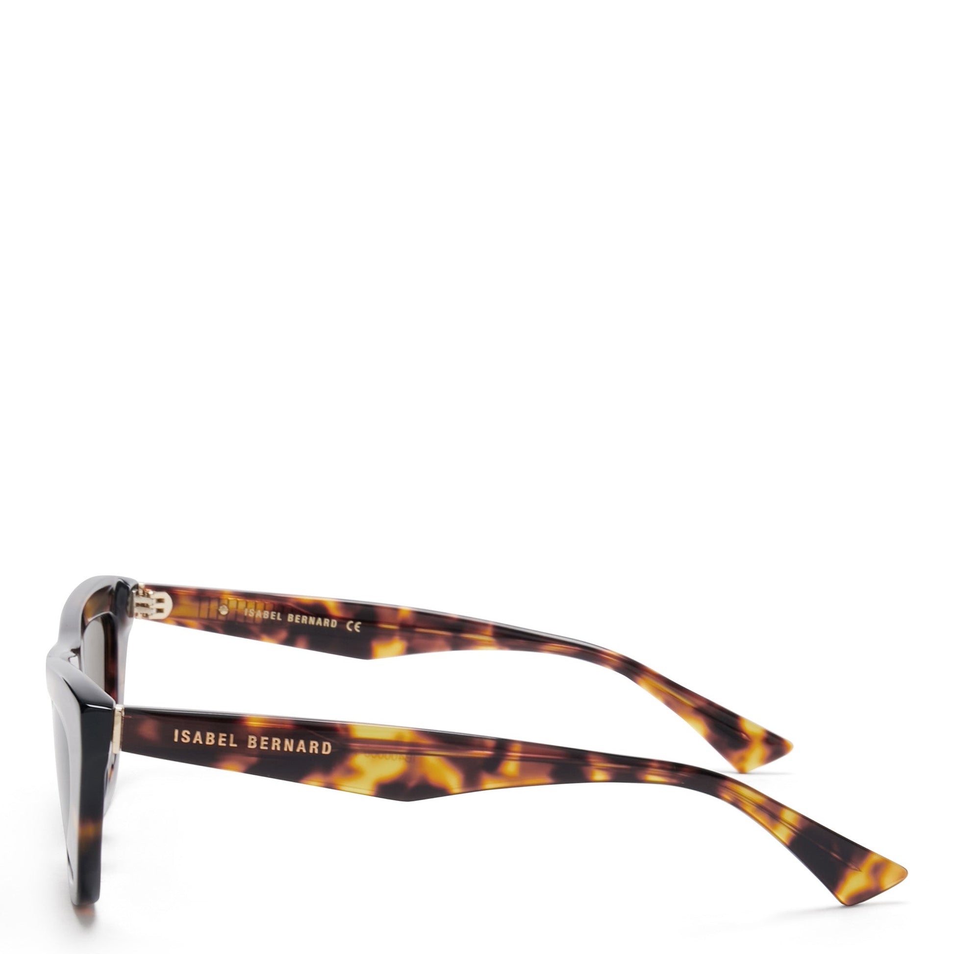 La Villette Roselin brown tortoise cat eye sunglasses with brown lenses -  - Isabel Bernard
