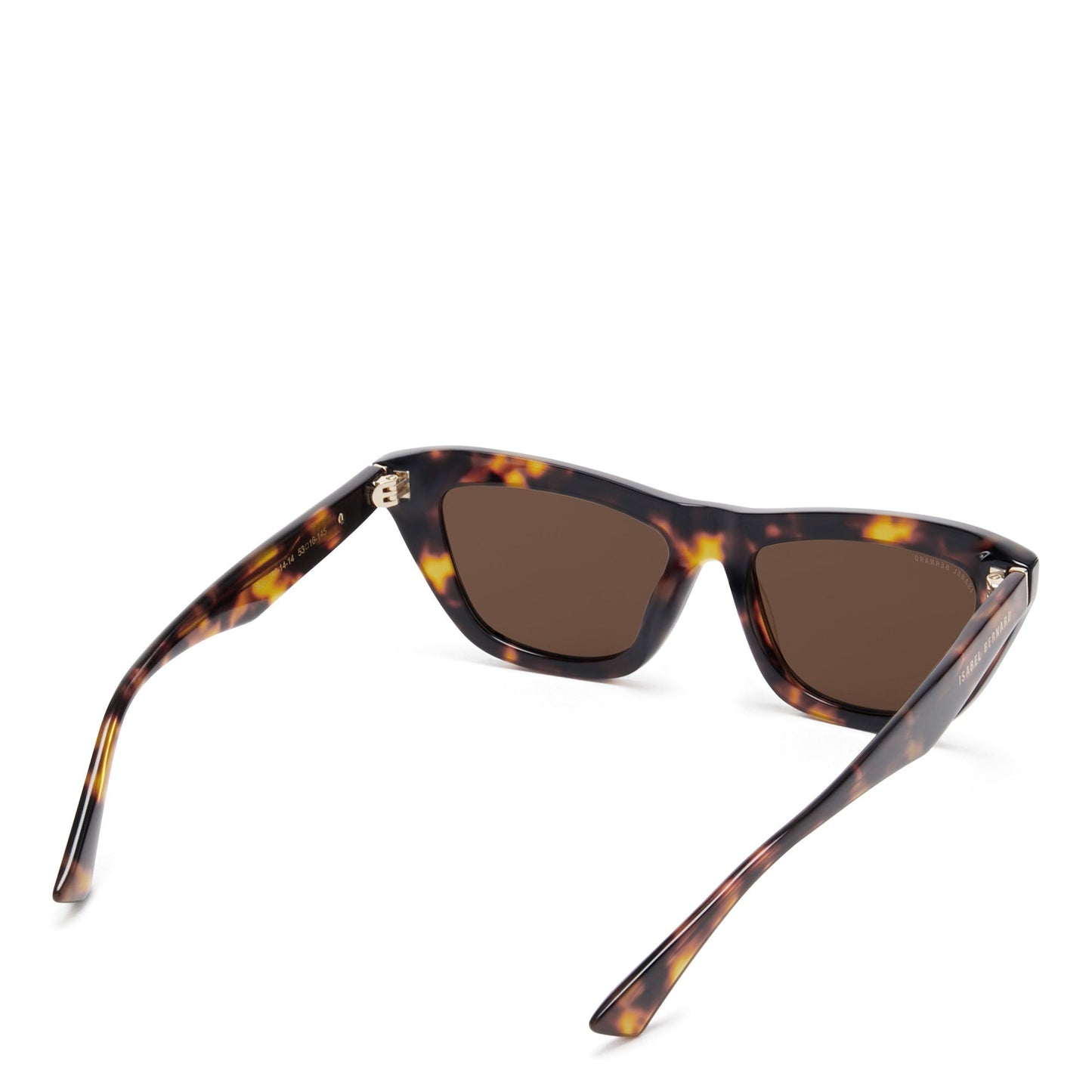 La Villette Roselin brown tortoise cat eye sunglasses with brown lenses -  - Isabel Bernard