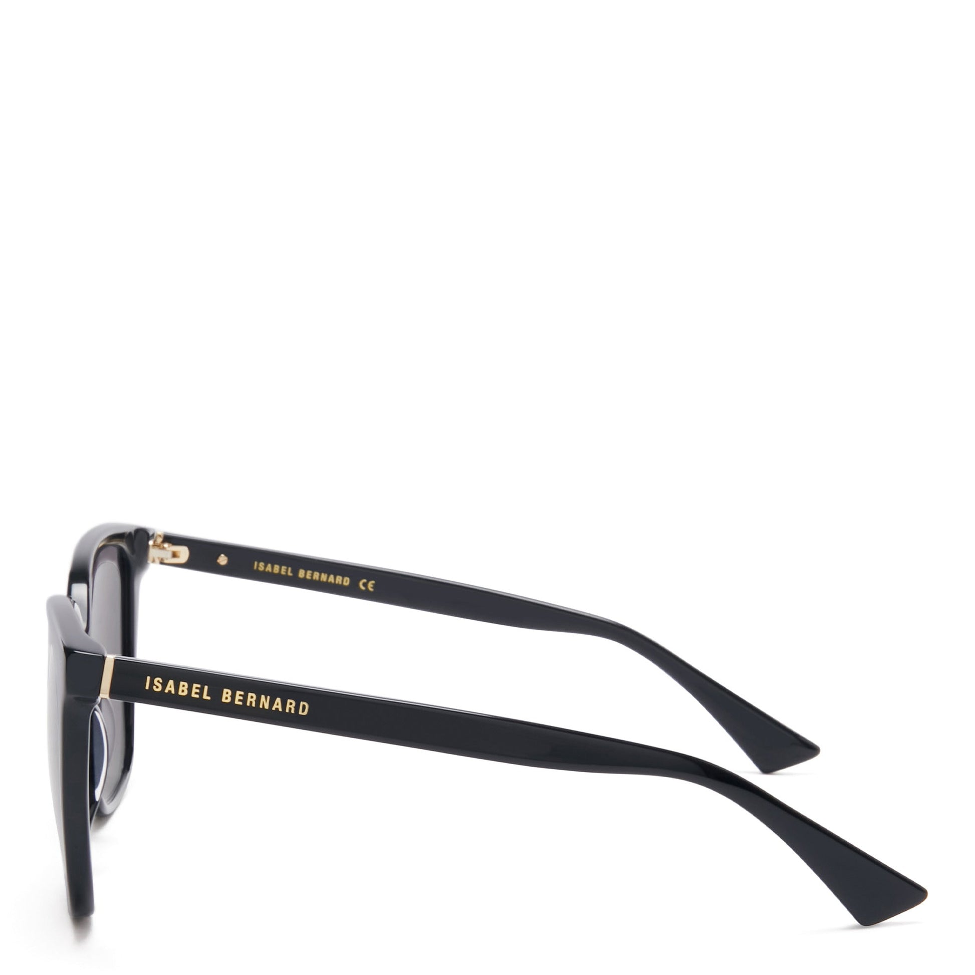 La Villette Raison black square sunglasses with black lenses -  - Isabel Bernard