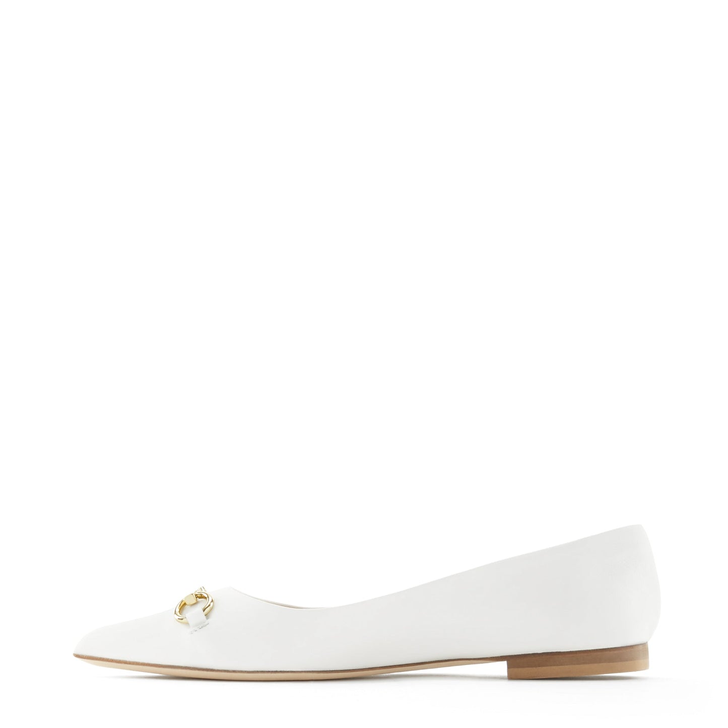 Vendôme Elita white calfskin leather ballerinas -  - Isabel Bernard