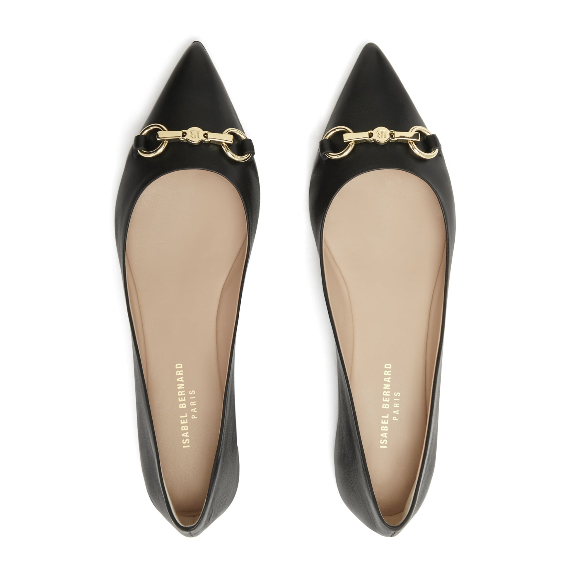 Vendôme Elita black calfskin leather ballerinas -  - Isabel Bernard