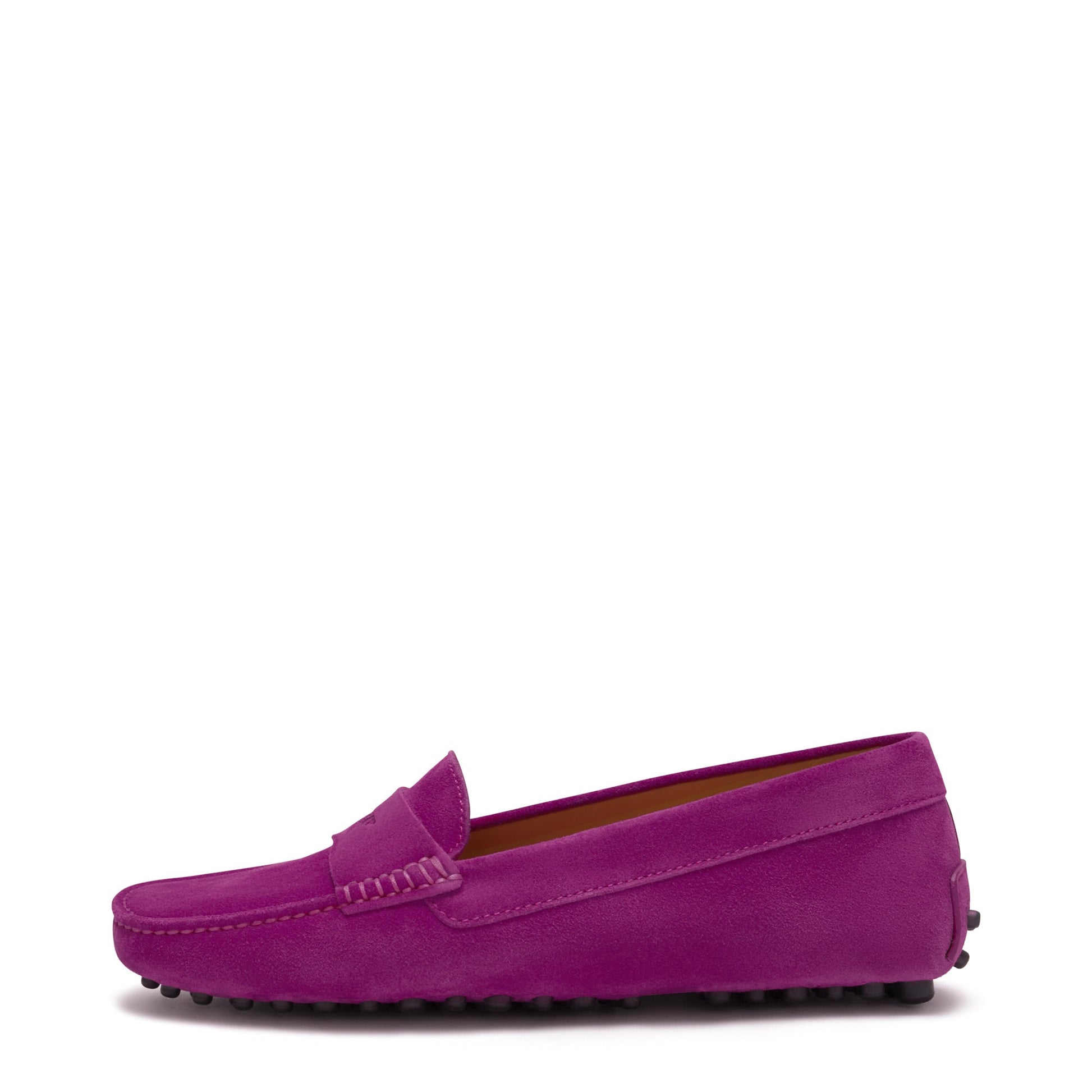 Vendôme Marie fuchsia suede moccasins -  - Isabel Bernard