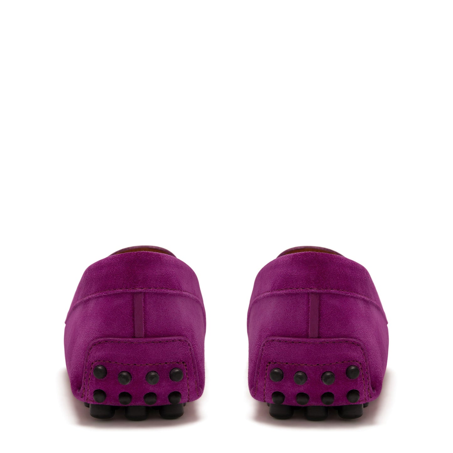 Vendôme Marie fuchsia suede moccasins -  - Isabel Bernard