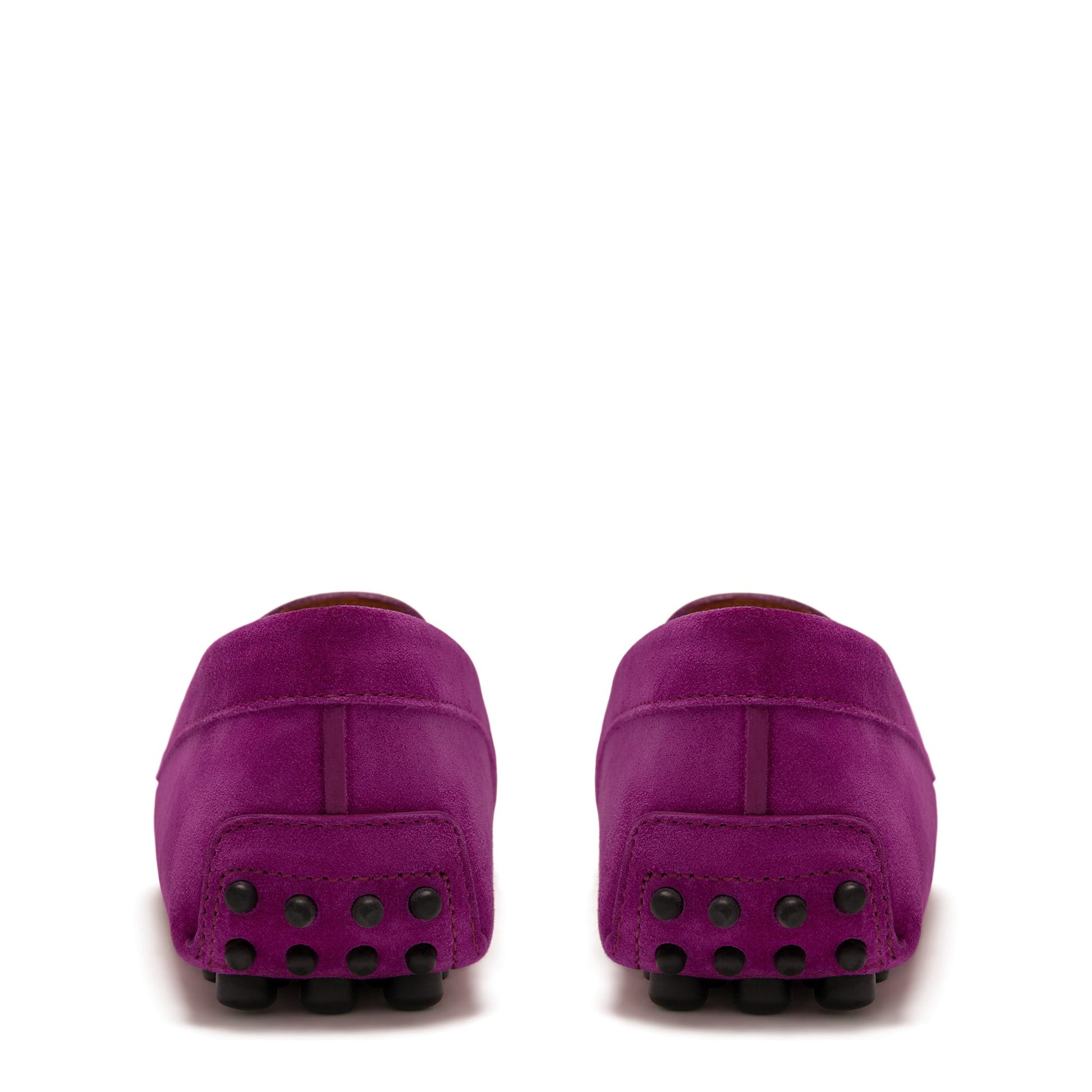 Vendôme Marie fuchsia suede moccasins -  - Isabel Bernard