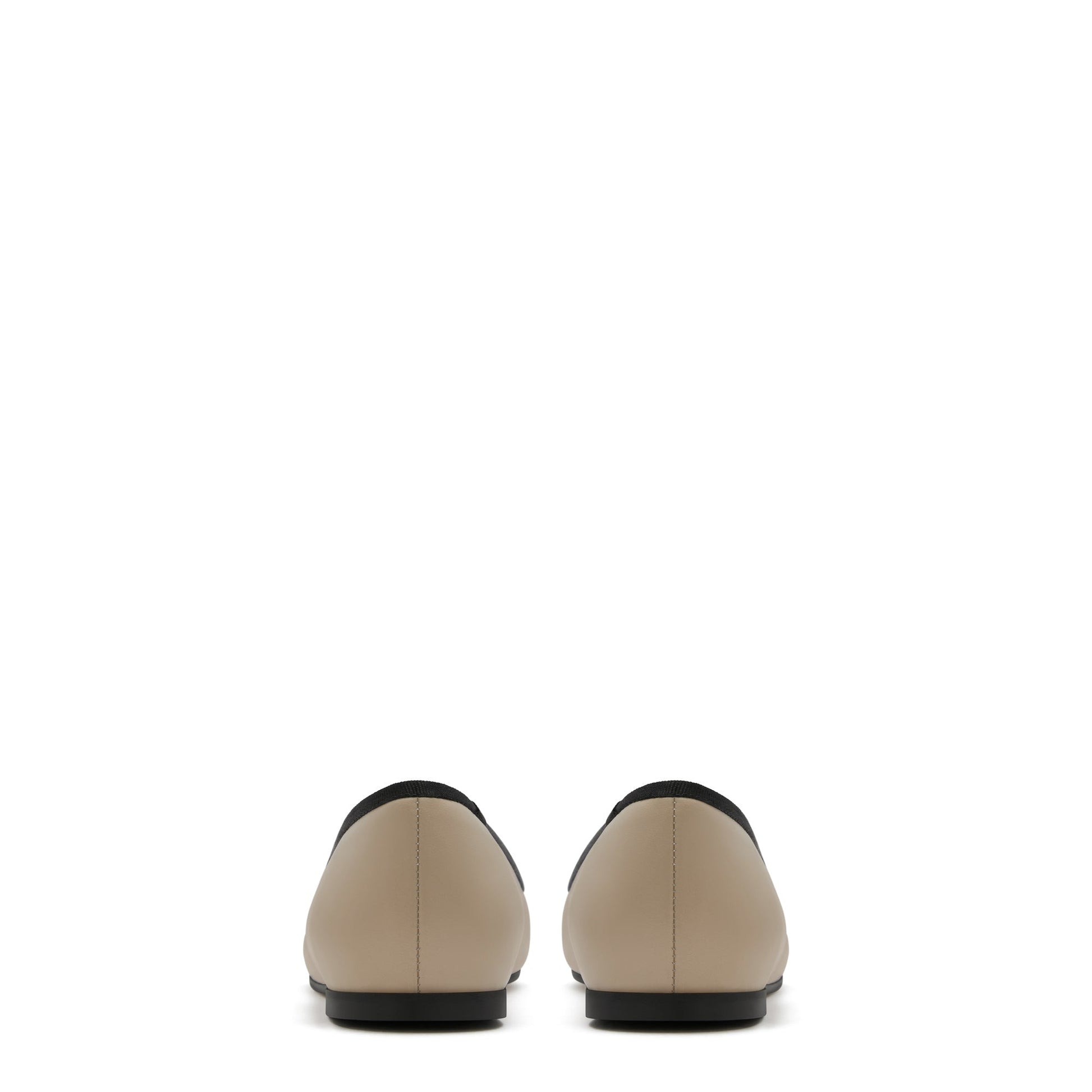 Vendôme Ynes taupe calfskin leather ballerinas -  - Isabel Bernard