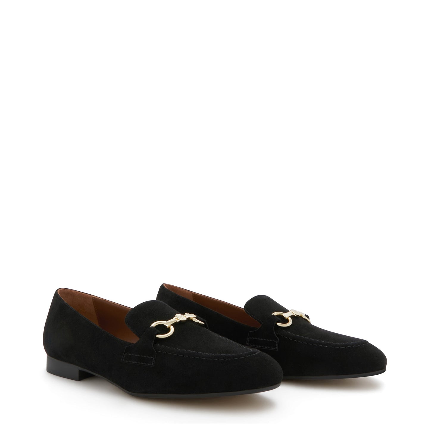 Vendôme Fleur black suede loafers -  - Isabel Bernard