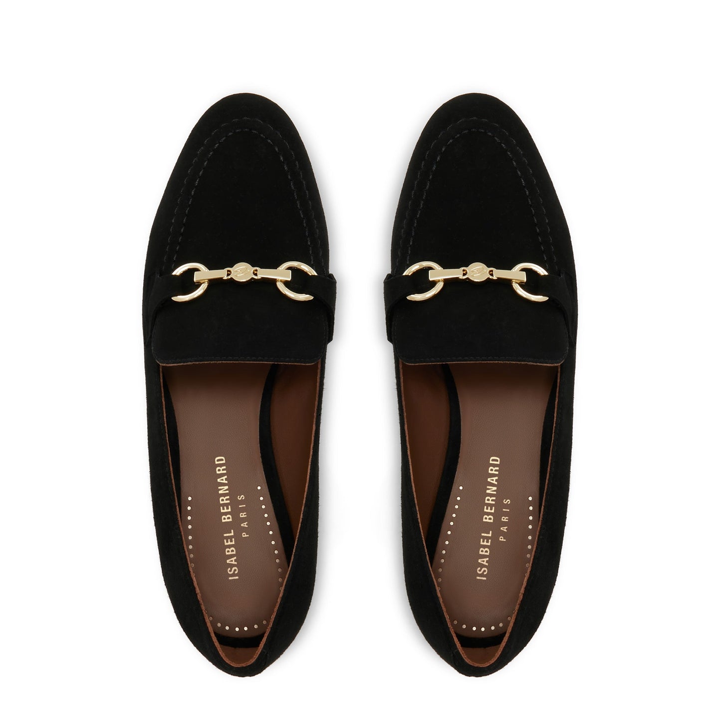 Vendôme Fleur black suede loafers -  - Isabel Bernard