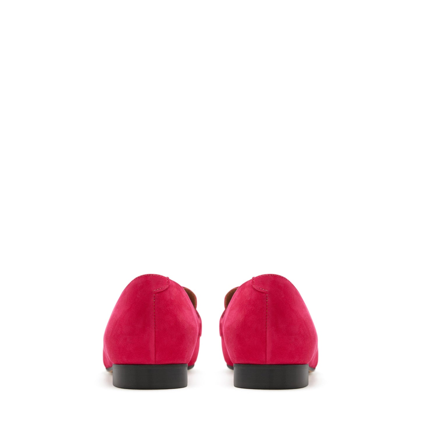 Vendôme Fleur fuchsia suede loafers -  - Isabel Bernard