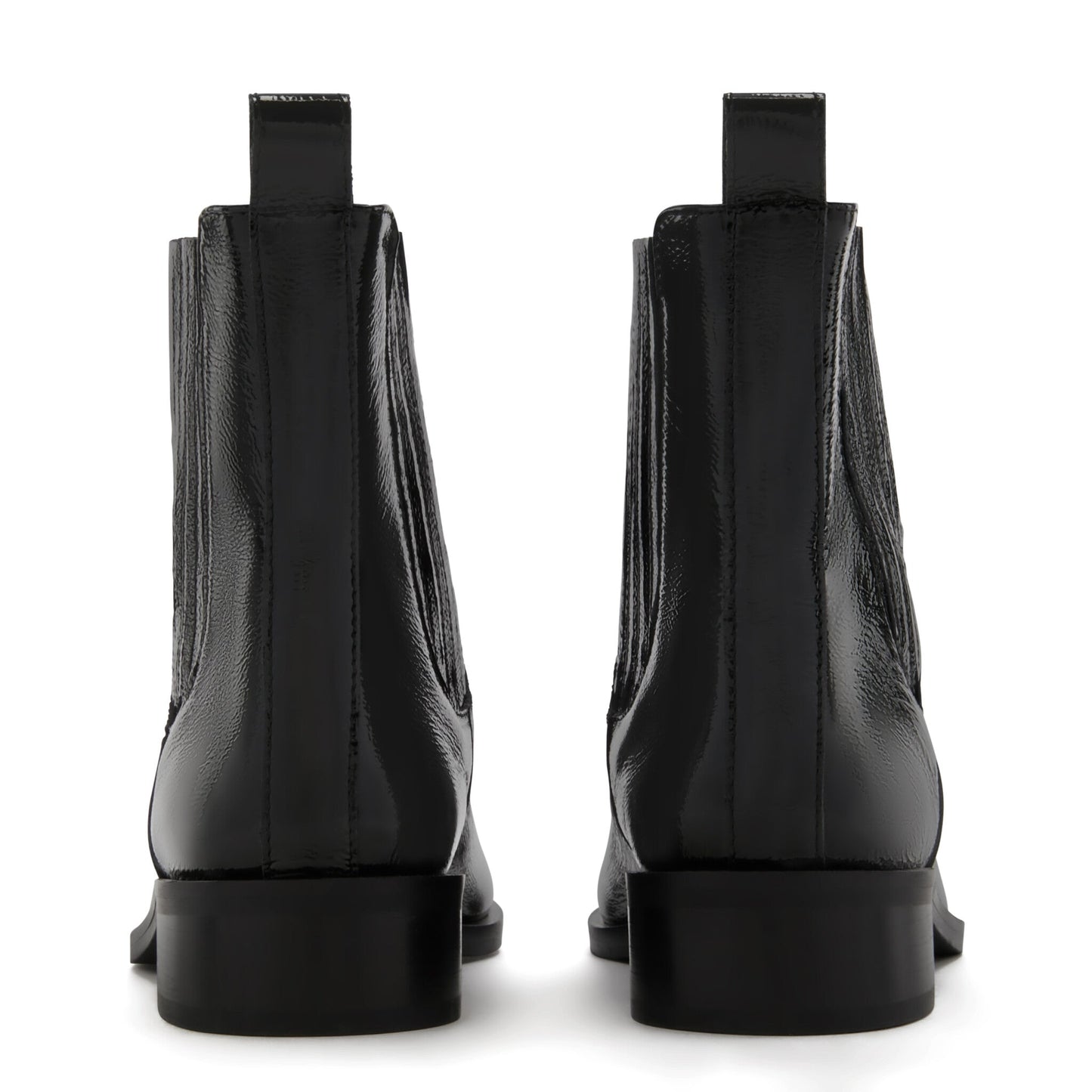 Vendôme Chey black patent leather calfskin leather chelsea boots -  - Isabel Bernard