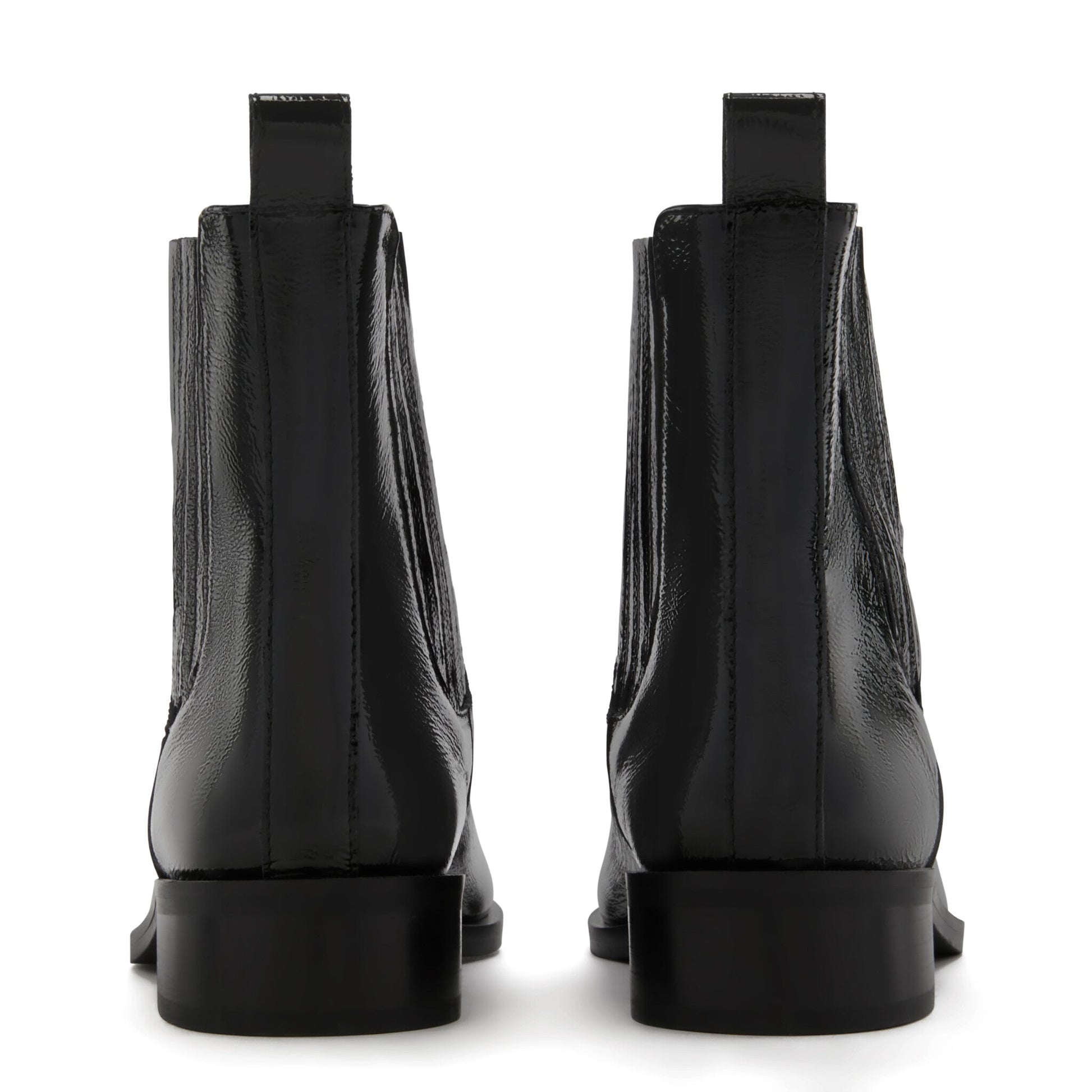 Vendôme Chey black patent leather calfskin leather chelsea boots -  - Isabel Bernard