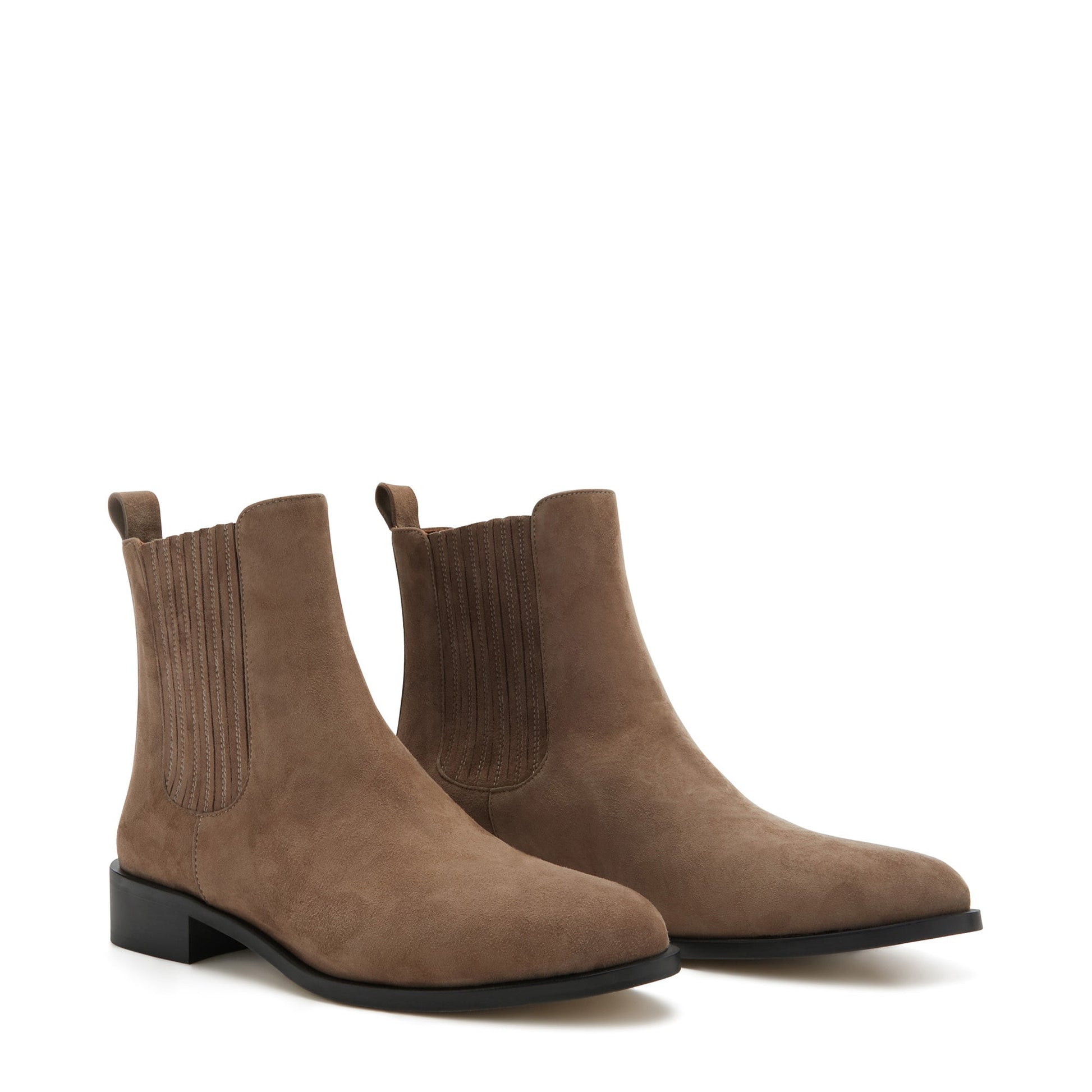 Vendôme Chey taupe suede chelsea boots -  - Isabel Bernard