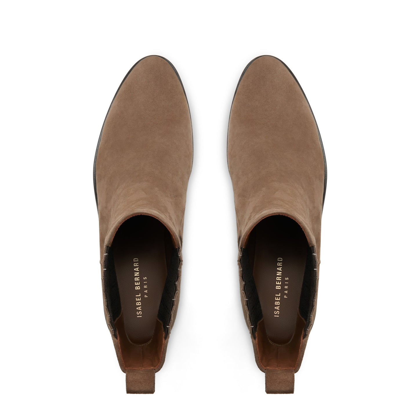 Vendôme Chey taupe suede chelsea boots -  - Isabel Bernard