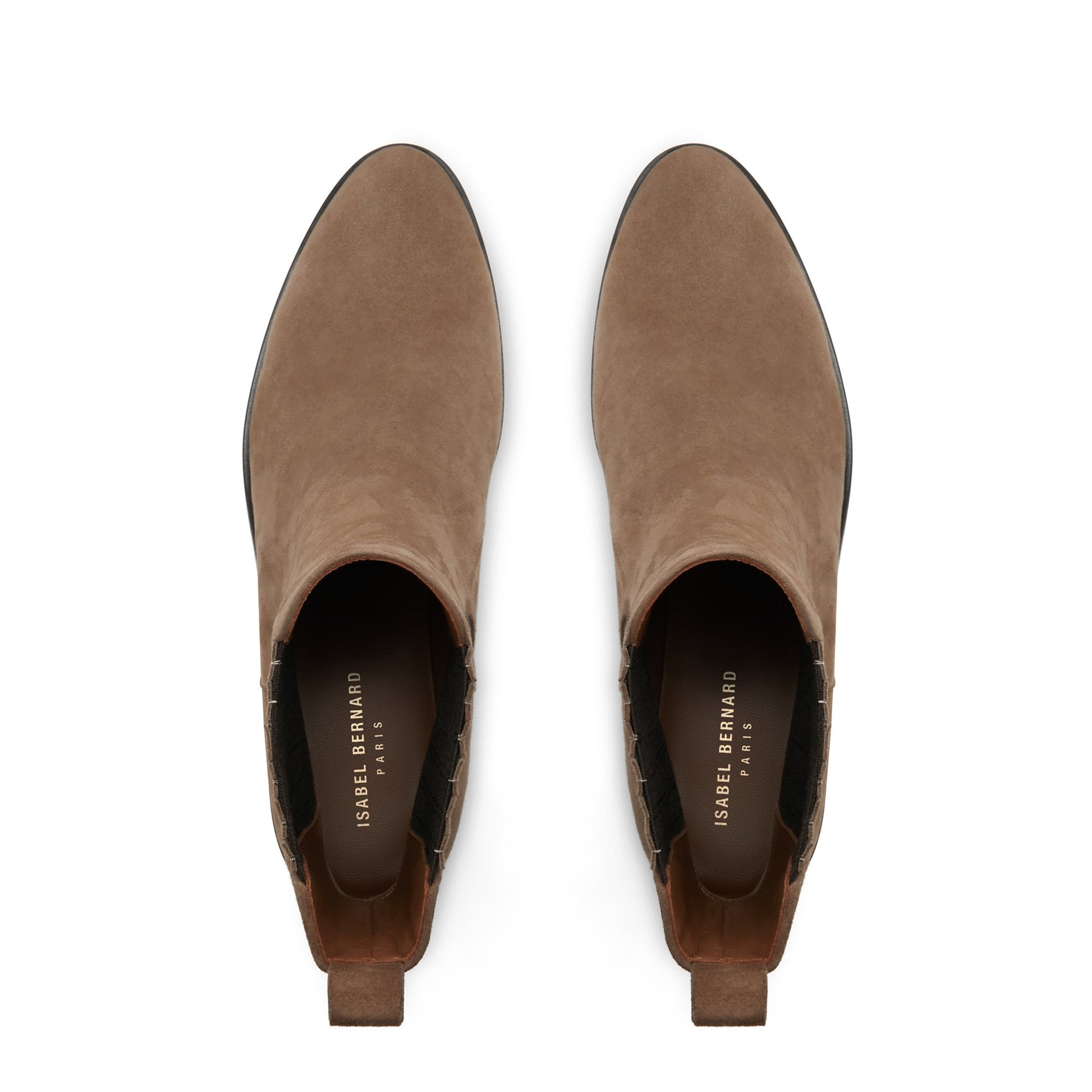 Vendôme Chey taupe suede chelsea boots -  - Isabel Bernard