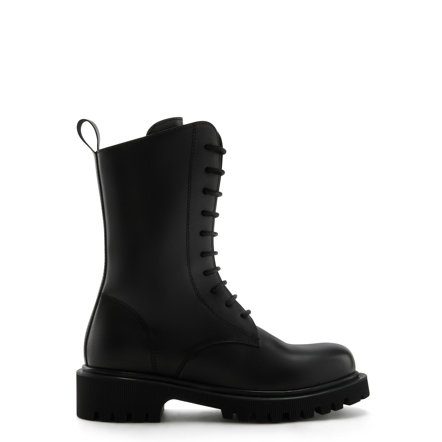 Vendôme Myrthe black calfskin leather lace up boots -  - Isabel Bernard