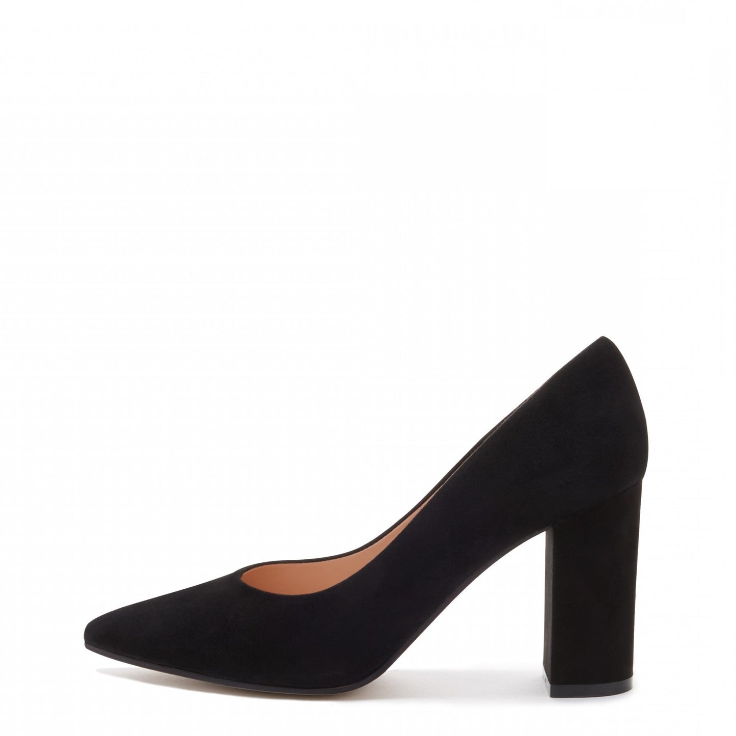 Isabel Bernard Vendôme Sheila Black Suede Pumps made of Calfskin - - Isabel Bernard