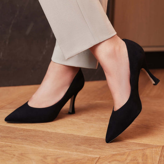 Vendôme Monica black suede pumps -  - Isabel Bernard