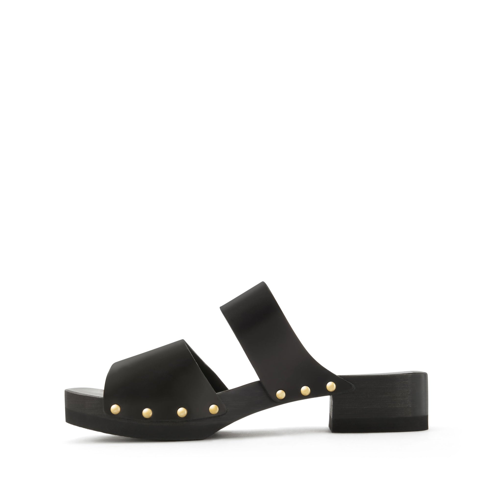 Vendôme Carmen black calfskin leather clogs -  - Isabel Bernard