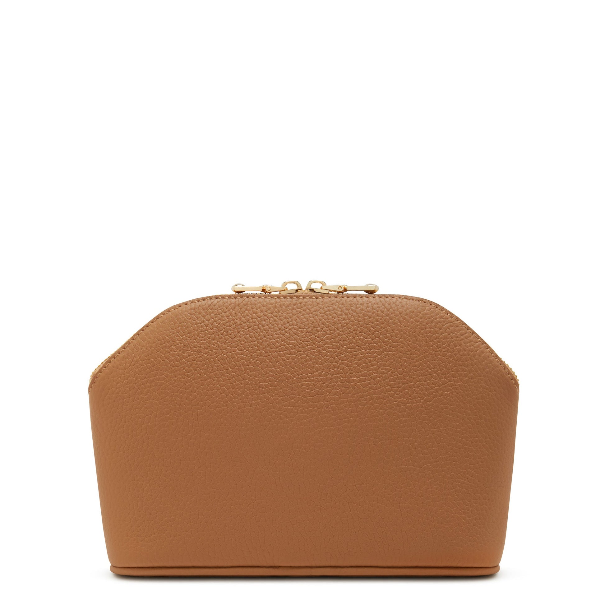 Honoré Brunelle camel calfskin leather toiletry bag -  - Isabel Bernard