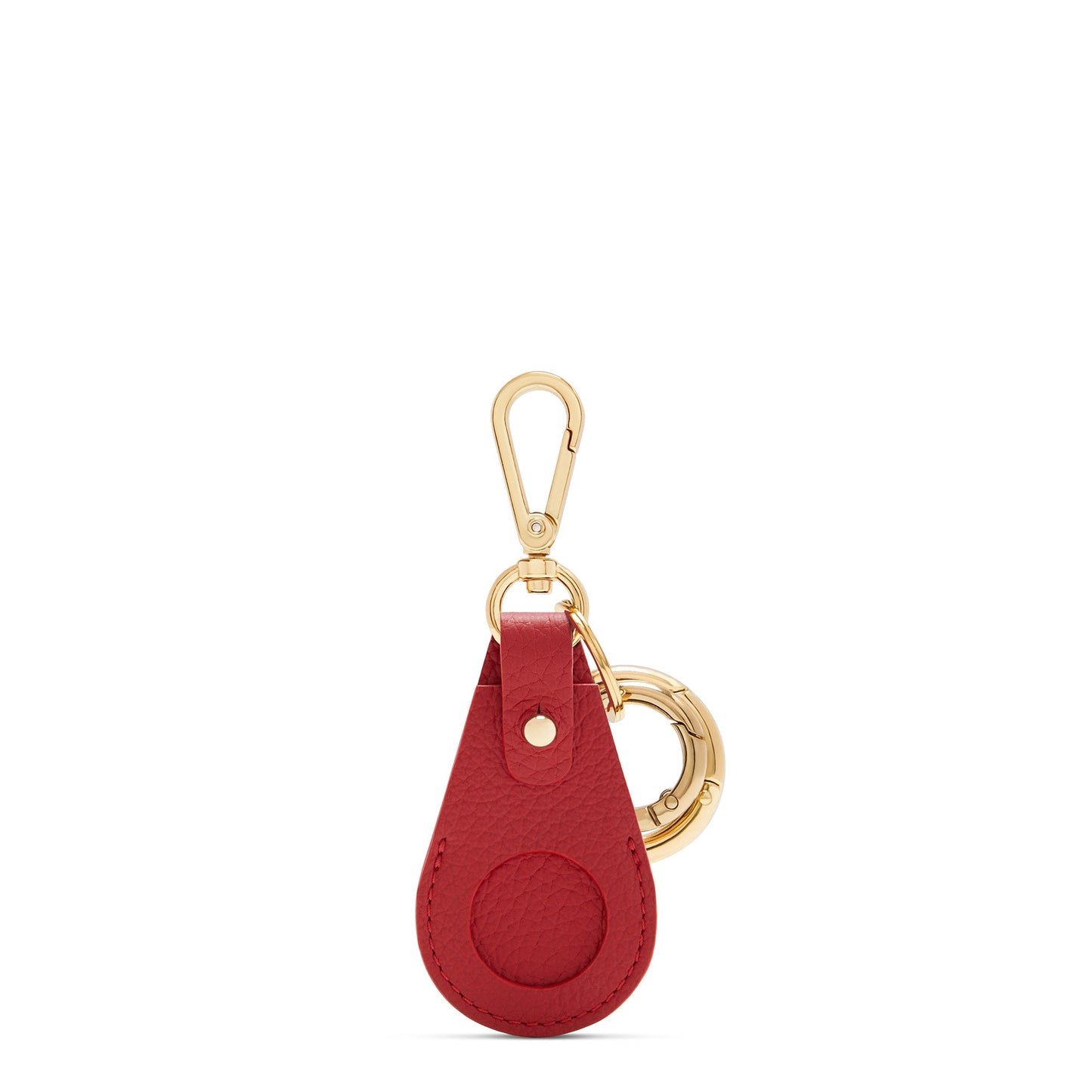 Honoré Filou red calfskin leather Airtag key ring -  - Isabel Bernard