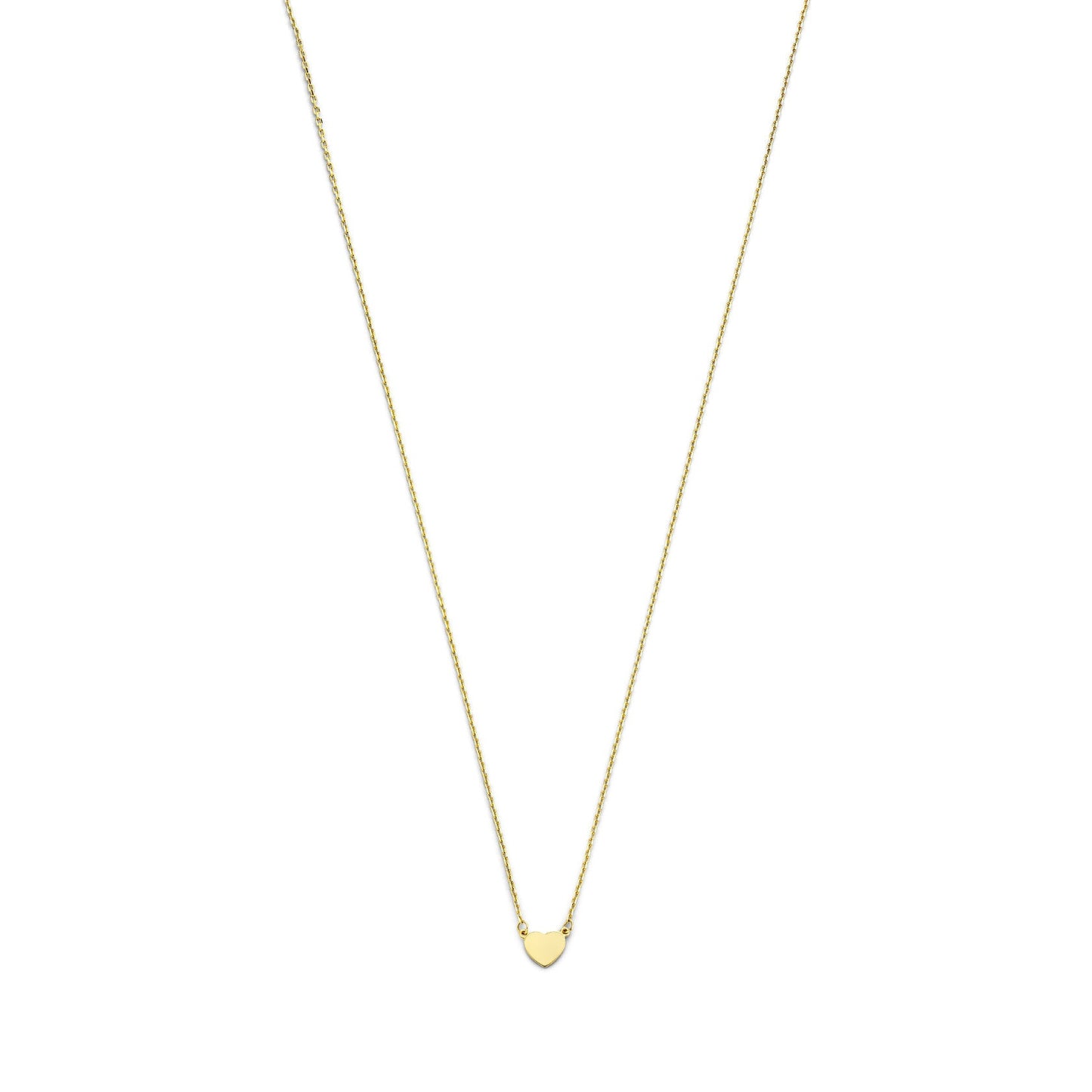 Cadeau d'Isabel 14 karat gold necklace and bracelet with heart gift set - - Isabel Bernard