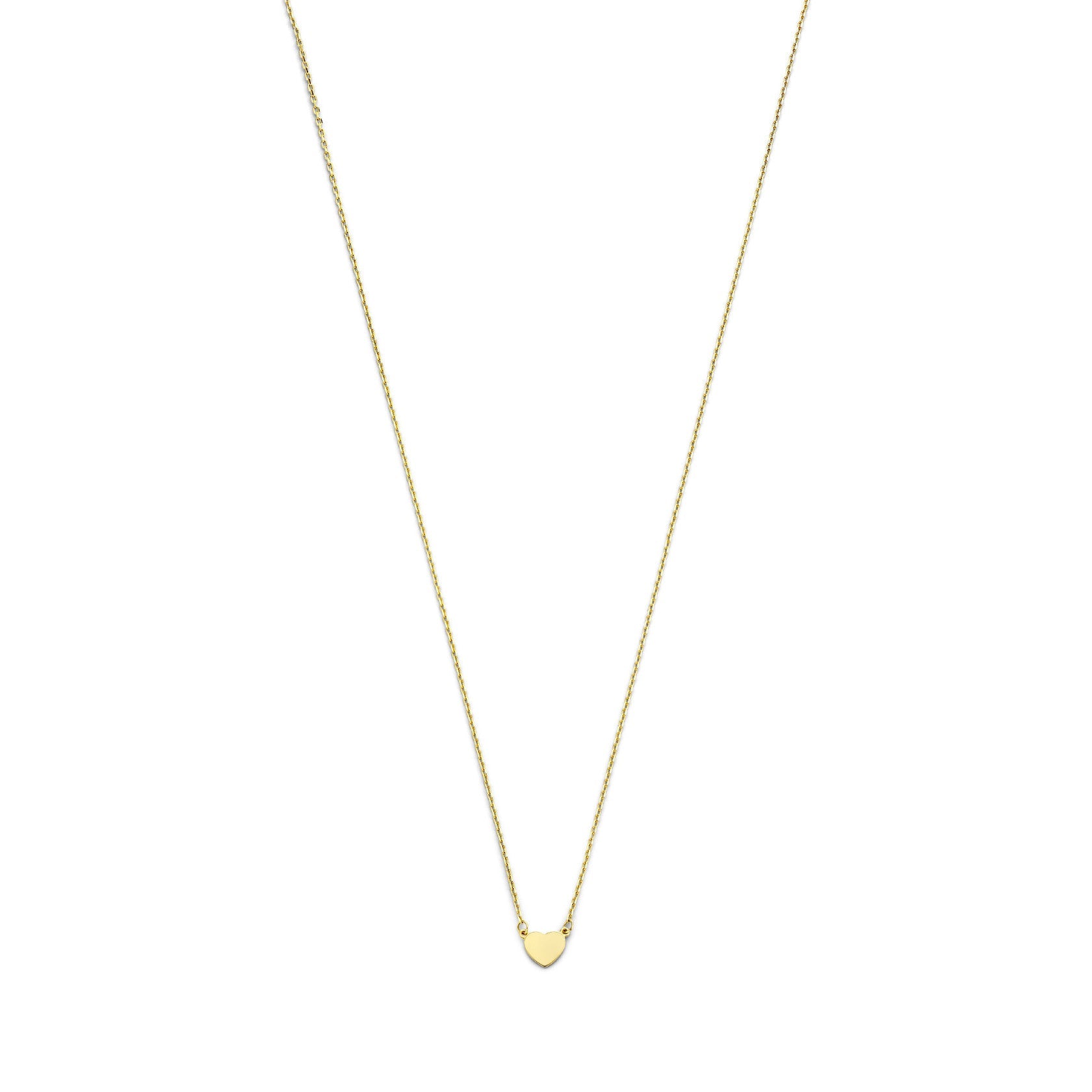 Cadeau d'Isabel 14 karat gold necklace and bracelet with heart gift set - - Isabel Bernard